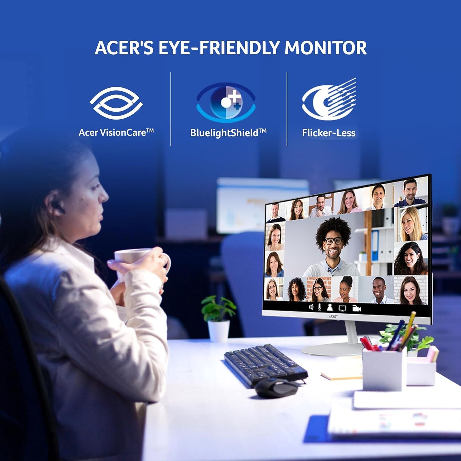 acer SA2 60.45 cm (23.8 inch) Full HD IPS Panel Ultra Thin Gaming Monitor with AMD Free Sync_15