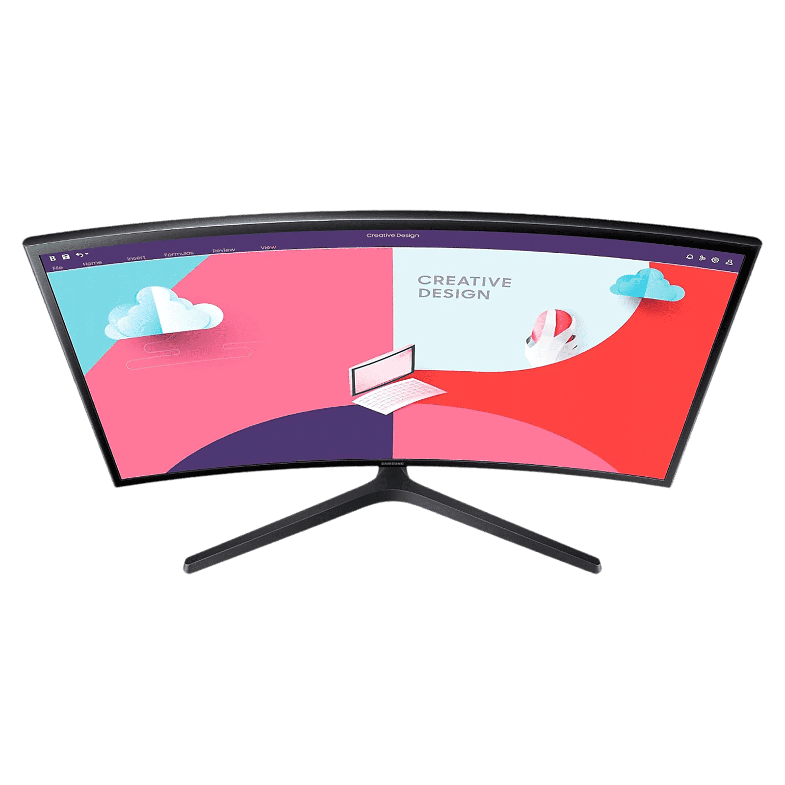 SAMSUNG LS24C366EAWXXL 59.8 cm (24 inch) Full HD VA Panel LED Curved Monitor with Flicker Free Technology_12