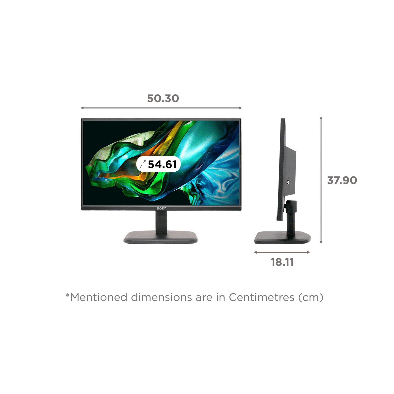 acer EK220Q 54.61 cm (21.5 inch) Full HD IPS Panel LCD Height Adjustable Monitor with LED Backlight_2