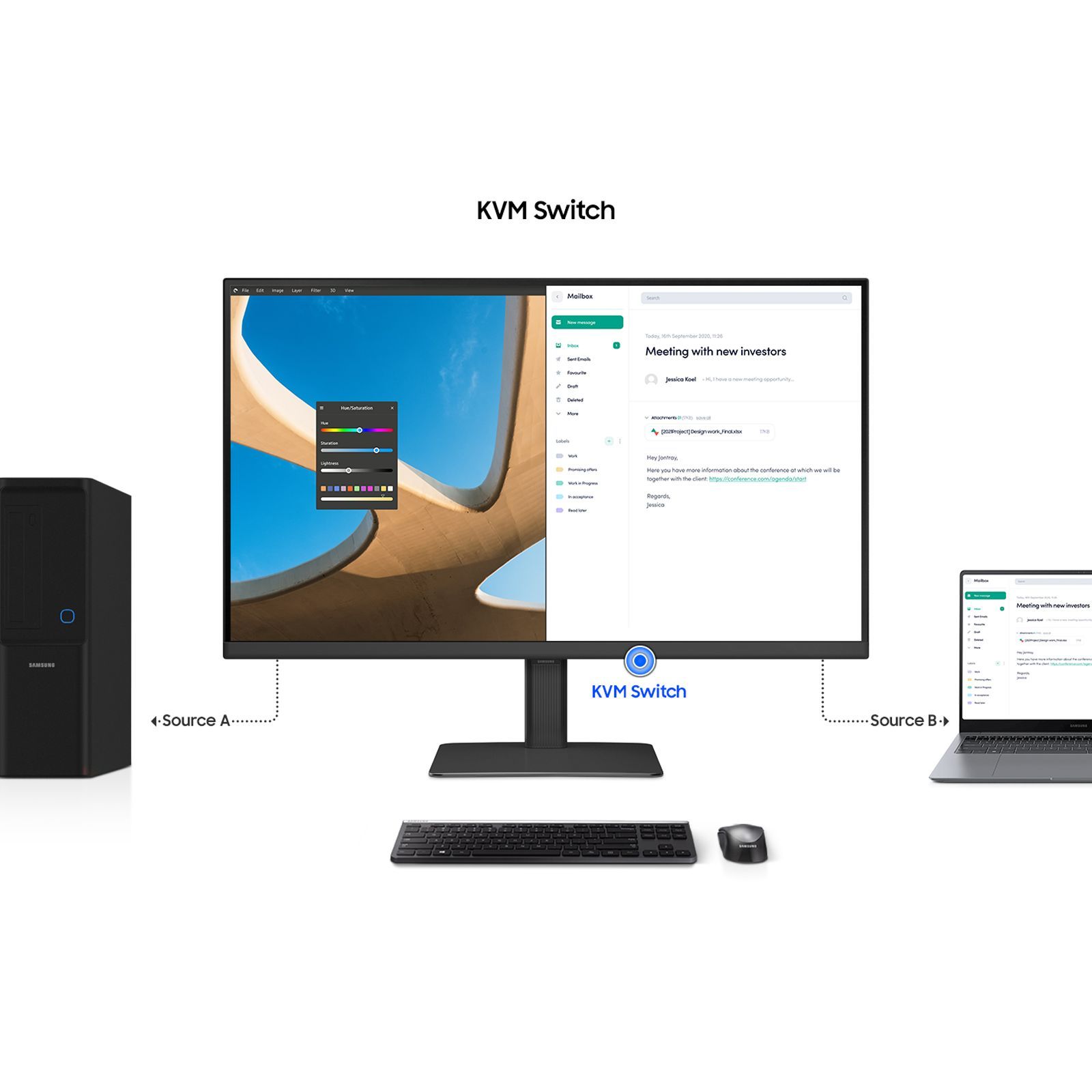 SAMSUNG ViewFinity S6 68.47 cm (27 inch) QHD IPS Panel Height Adjustable Monitor with In-built Speakers_19