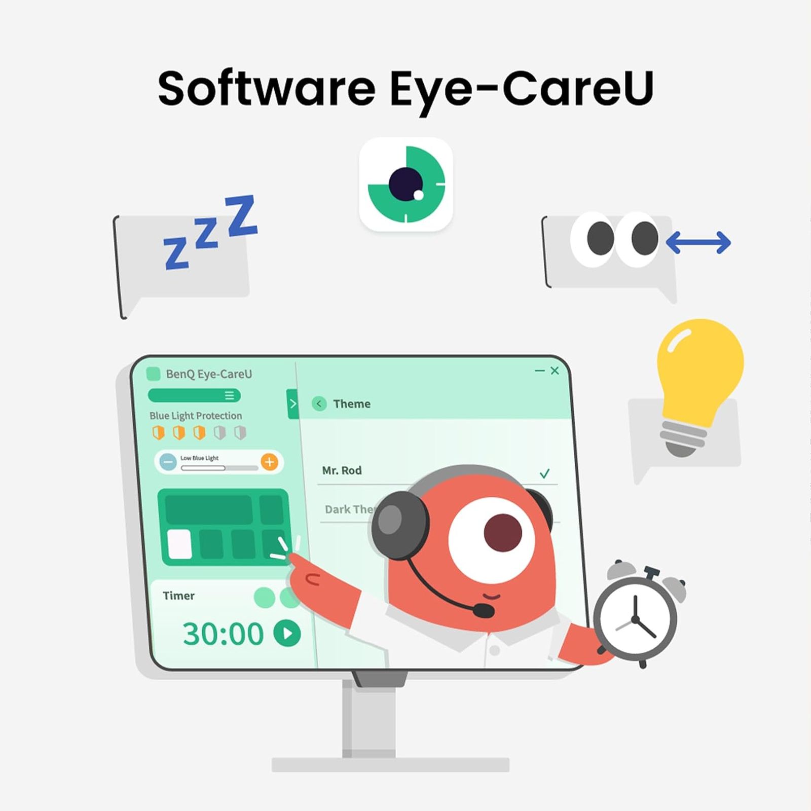 BenQ GW2490 60.45 cm (23.8 inch) Full HD IPS Panel LED-Backlit Bezel-Less Gaming Monitor with Flicker-free Technology_10