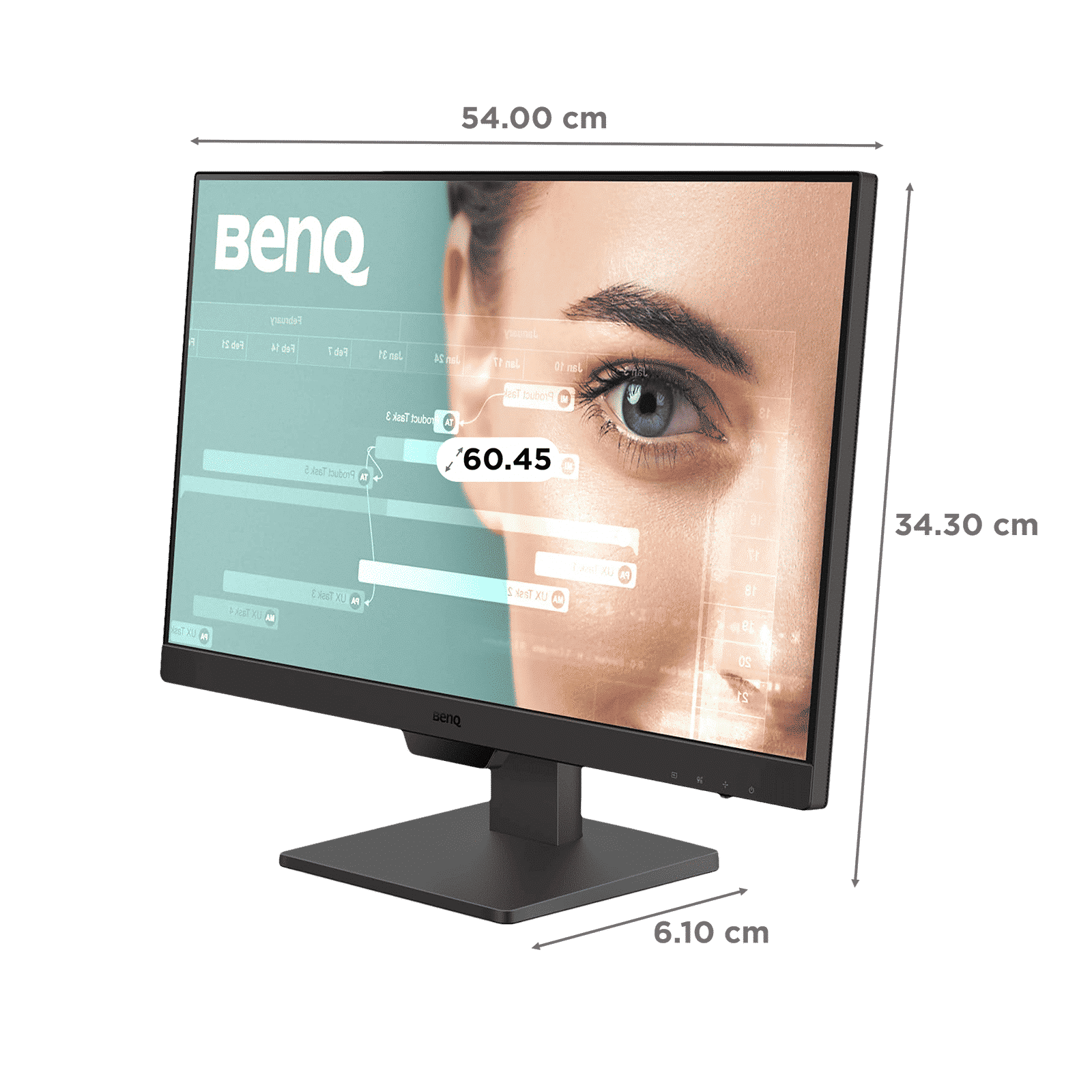 BenQ GW2490 60.45 cm (23.8 inch) Full HD IPS Panel LED-Backlit Bezel-Less Gaming Monitor with Flicker-free Technology_2
