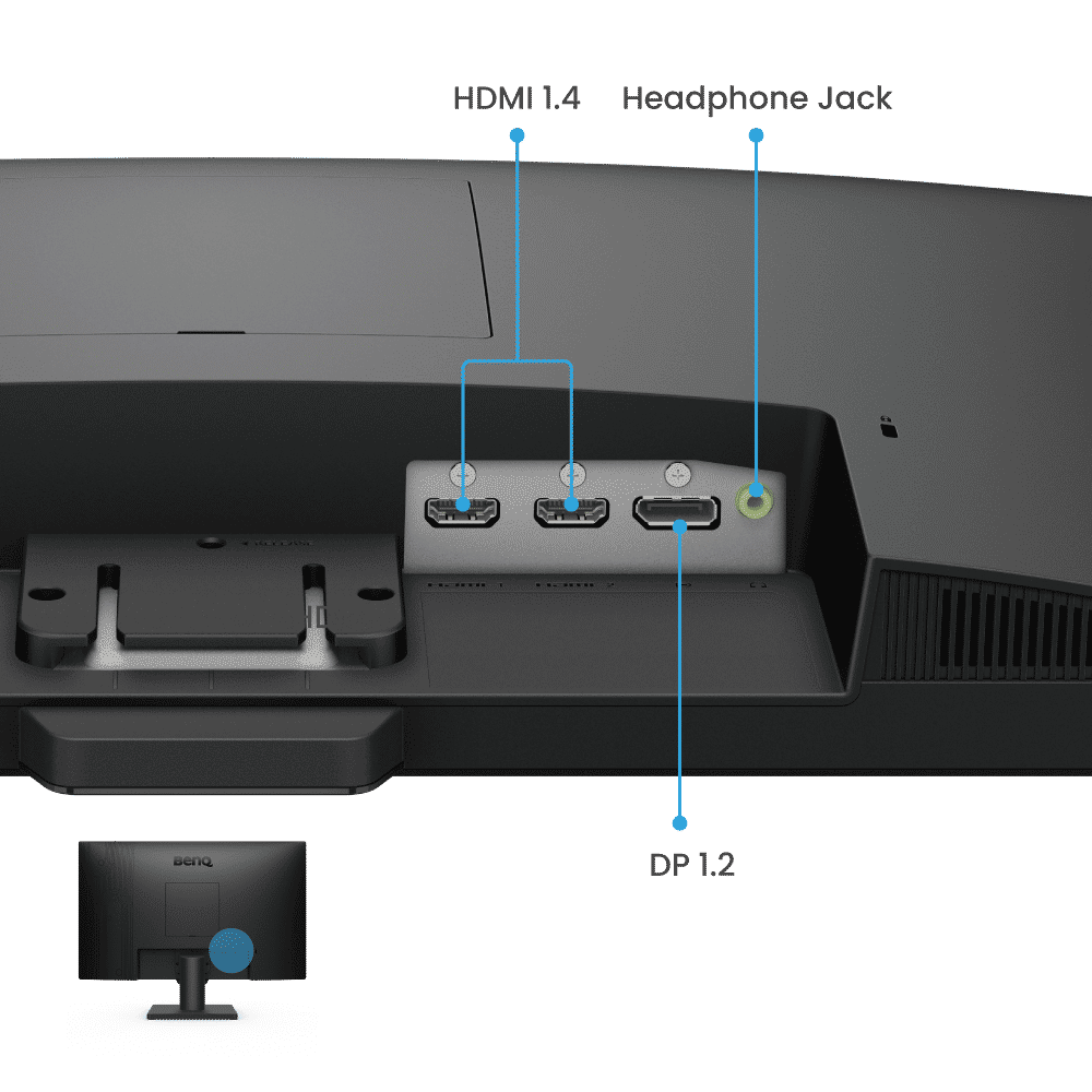 BenQ GW2490 60.45 cm (23.8 inch) Full HD IPS Panel LED-Backlit Bezel-Less Gaming Monitor with Flicker-free Technology_6