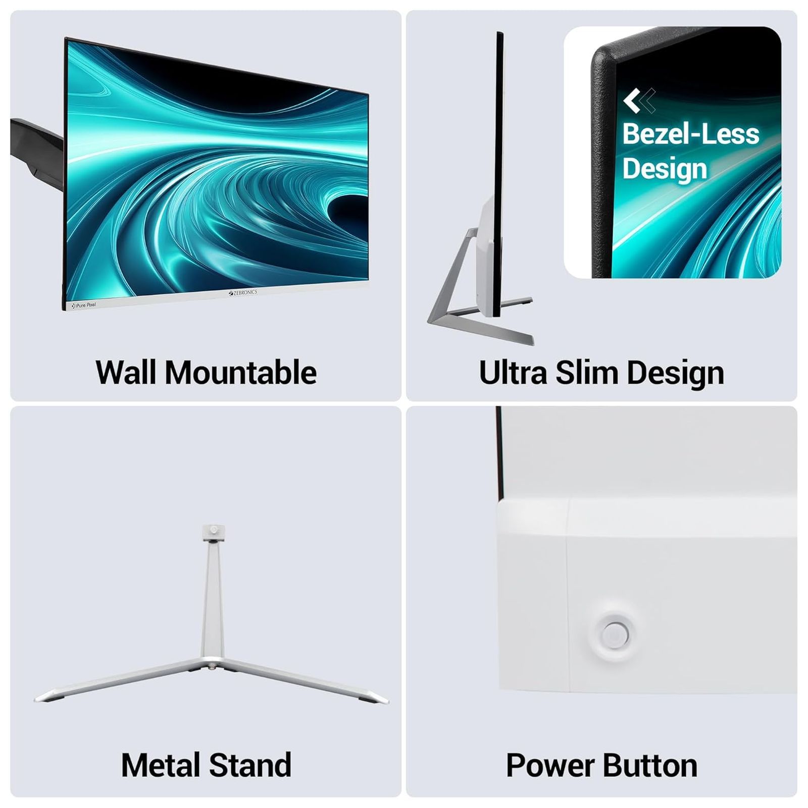 ZEBRONICS MT120 60.4 cm (24 inch) Full HD VA Panel LED Ultra Slim Gaming Monitor with Built-in Speaker ZEBRONICS MT120 60.4 cm (24 inch) Full HD VA Panel LED Ultra Slim Gaming Monitor with Built-in Speaker_8