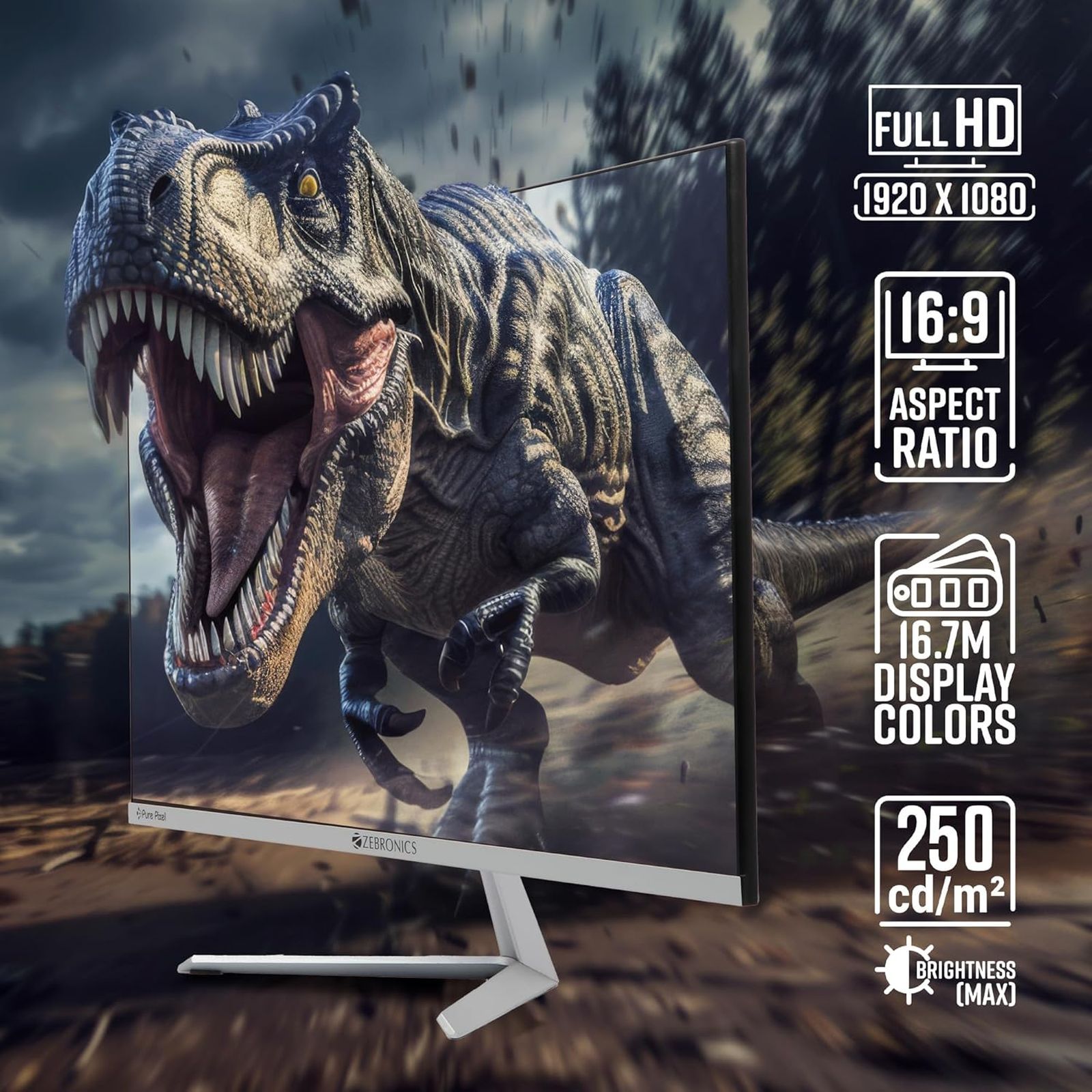 ZEBRONICS MT120 60.4 cm (24 inch) Full HD VA Panel LED Ultra Slim Gaming Monitor with Built-in Speaker ZEBRONICS MT120 60.4 cm (24 inch) Full HD VA Panel LED Ultra Slim Gaming Monitor with Built-in Speaker_7