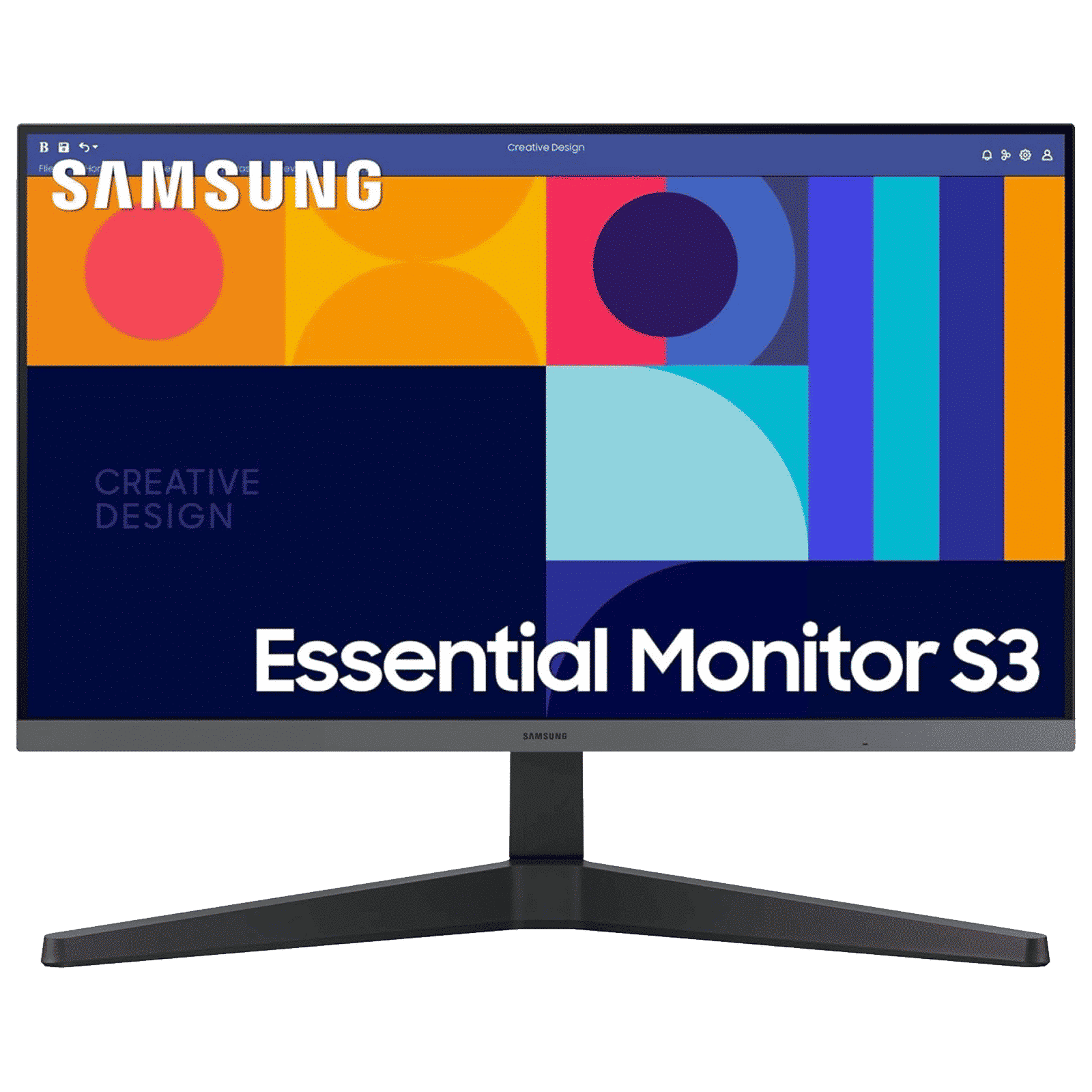 SAMSUNG Essential S3 68.6 cm (27 inch) Full HD IPS Panel Gaming Monitor with HDCP Support SAMSUNG Essential S3 68.6 cm (27 inch) Full HD IPS Panel Gaming Monitor with HDCP Support_1