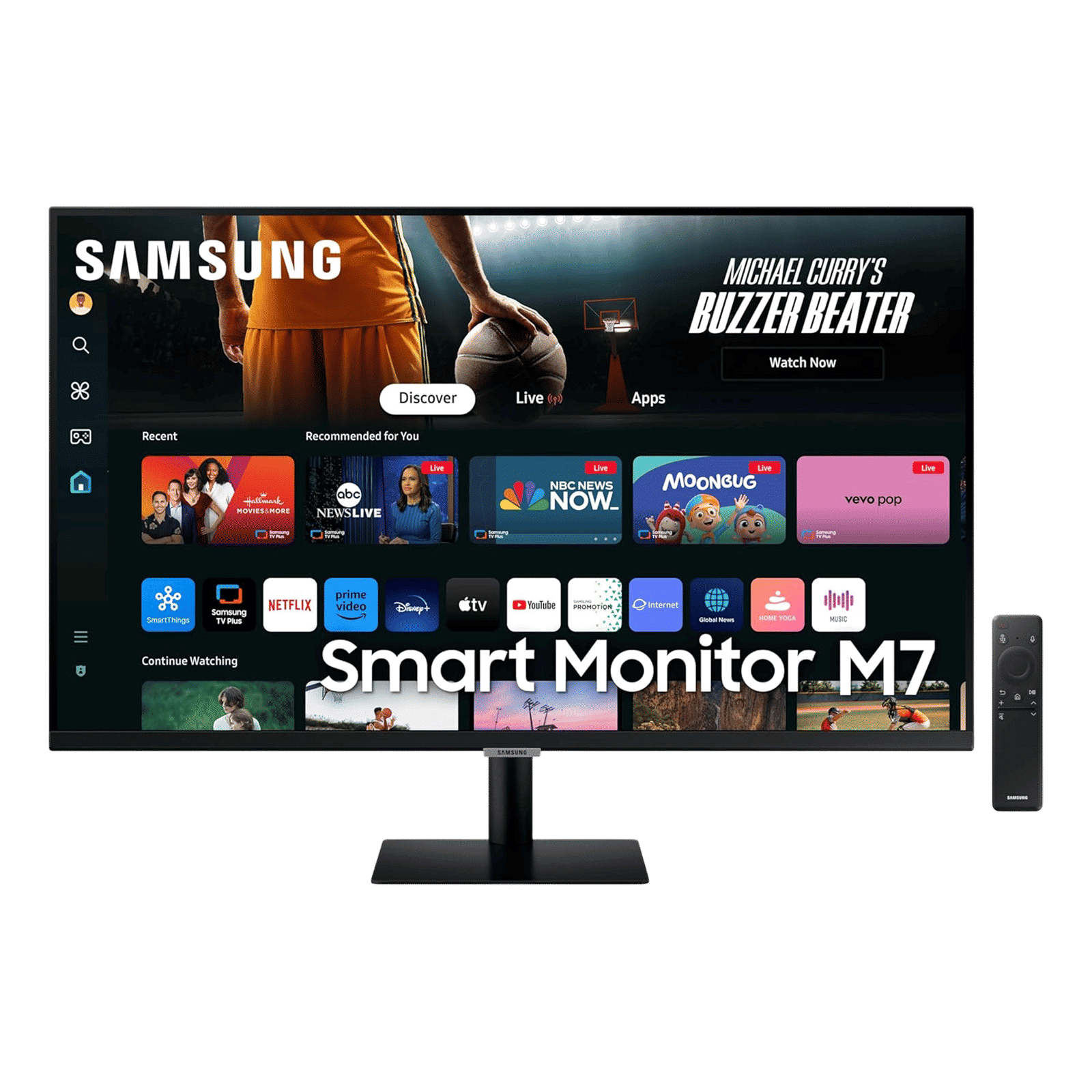 SAMSUNG M7 80 cm (32 inch) Ultra HD 4K VA Panel LED Gaming Monitor with Far Field Voice Interaction_1