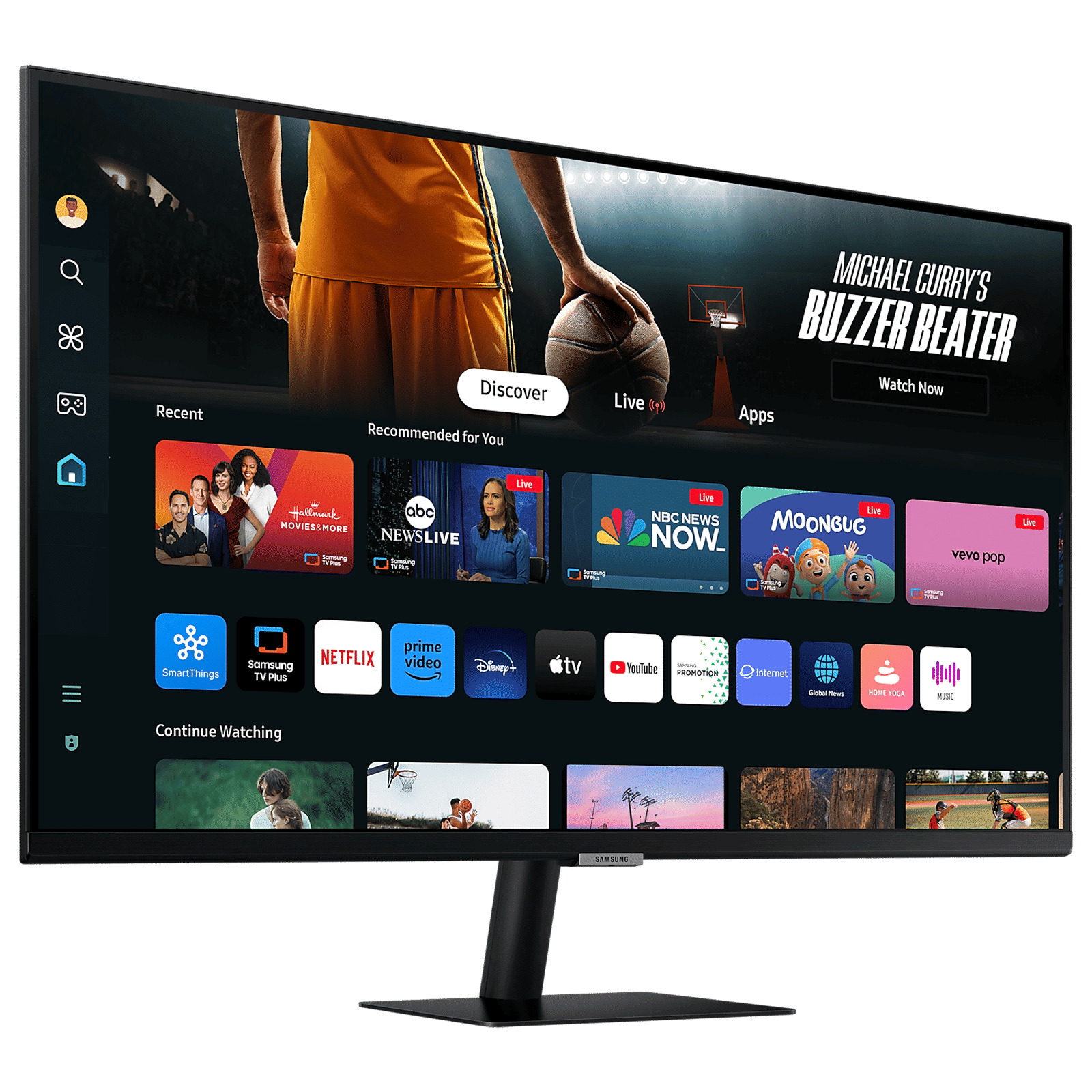 SAMSUNG M7 80 cm (32 inch) Ultra HD 4K VA Panel LED Gaming Monitor with Far Field Voice Interaction_5