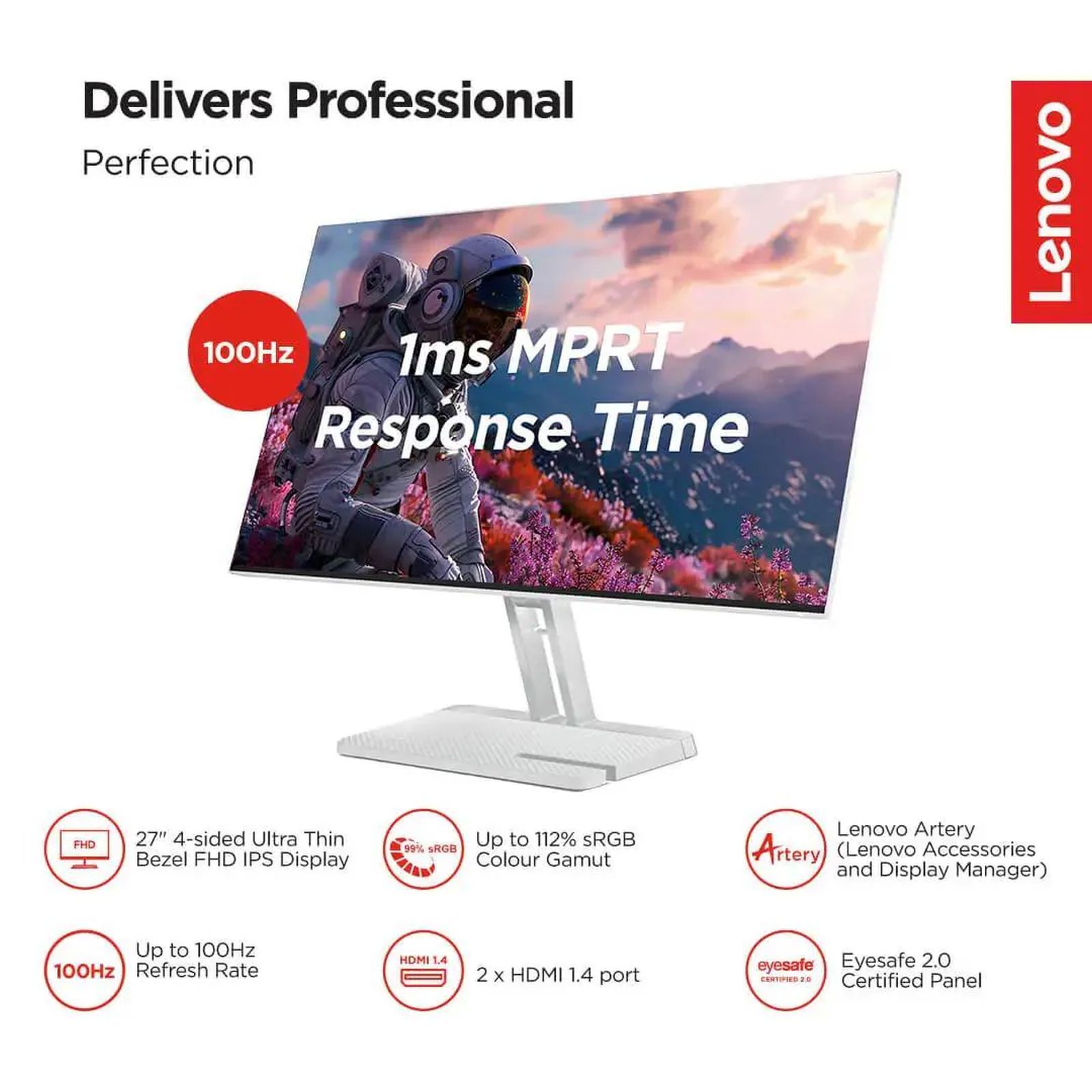 Lenovo L27i4A 68.58 cm (27 inch) Full HD IPS Panel Ultra Thin Monitor with WLED Backlight_7