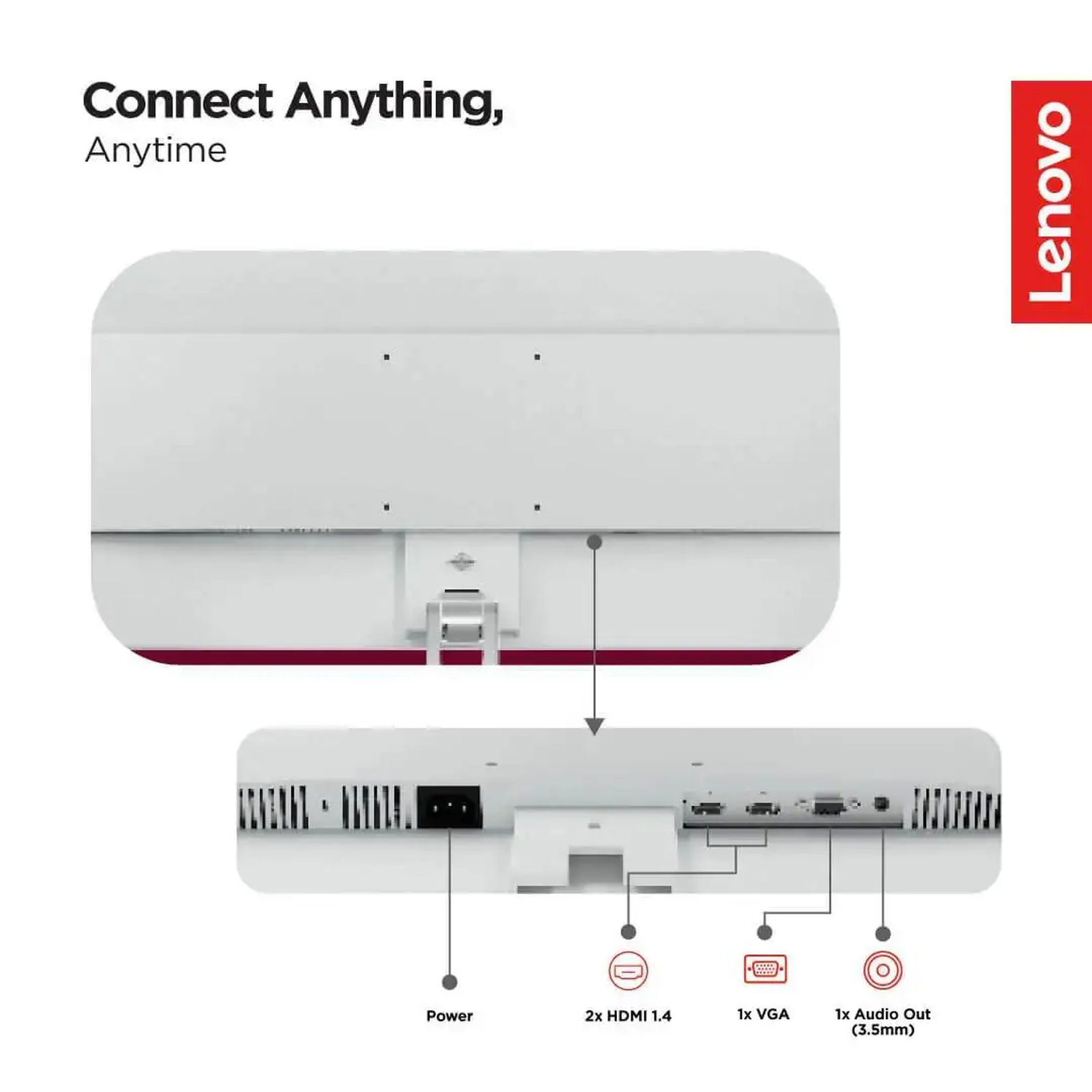 Lenovo L27i4A 68.58 cm (27 inch) Full HD IPS Panel Ultra Thin Monitor with WLED Backlight_4