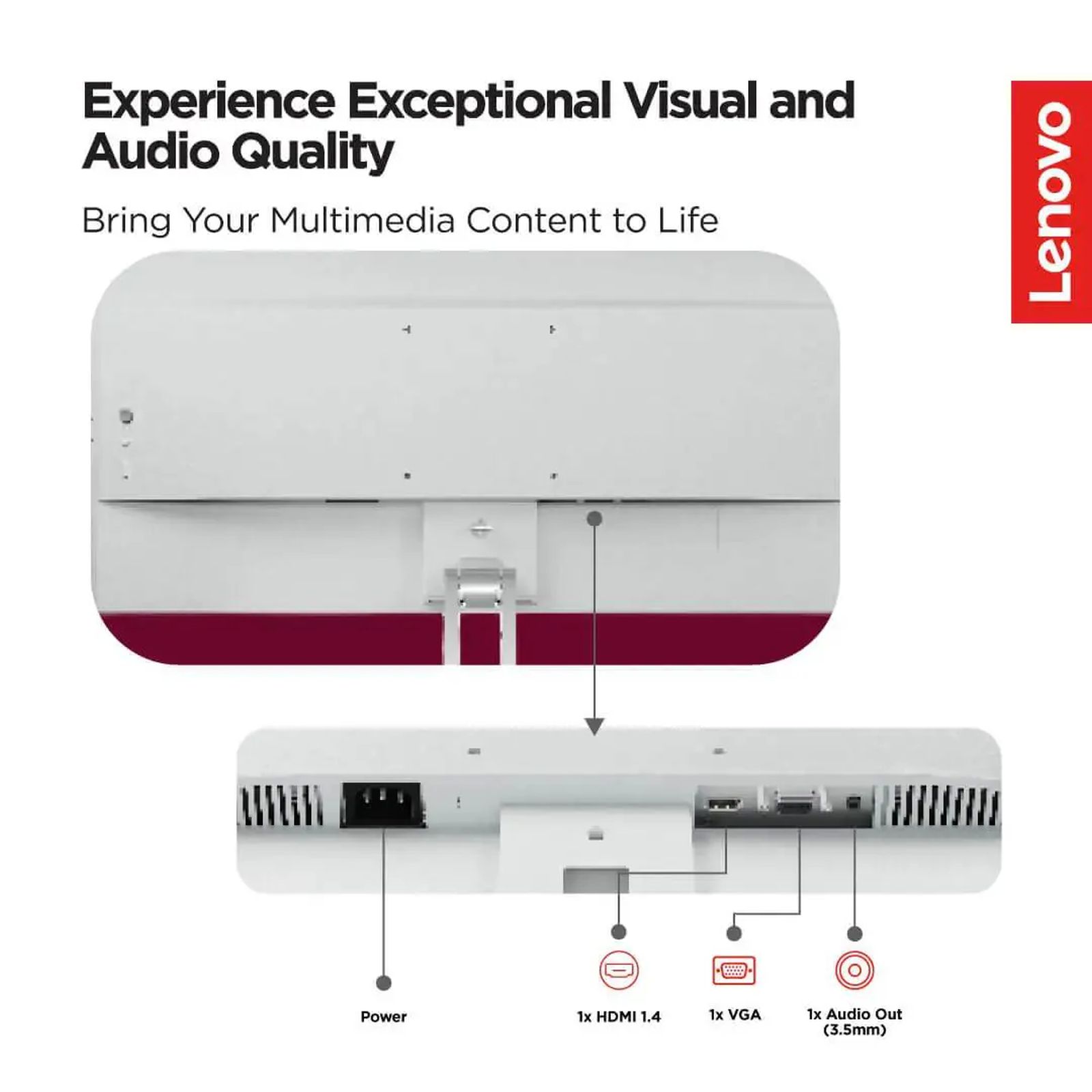 Lenovo L24i4A 60.45 cm (23.8 inch) Full HD IPS Panel Ultra Thin Monitor with WLED Backlight_7