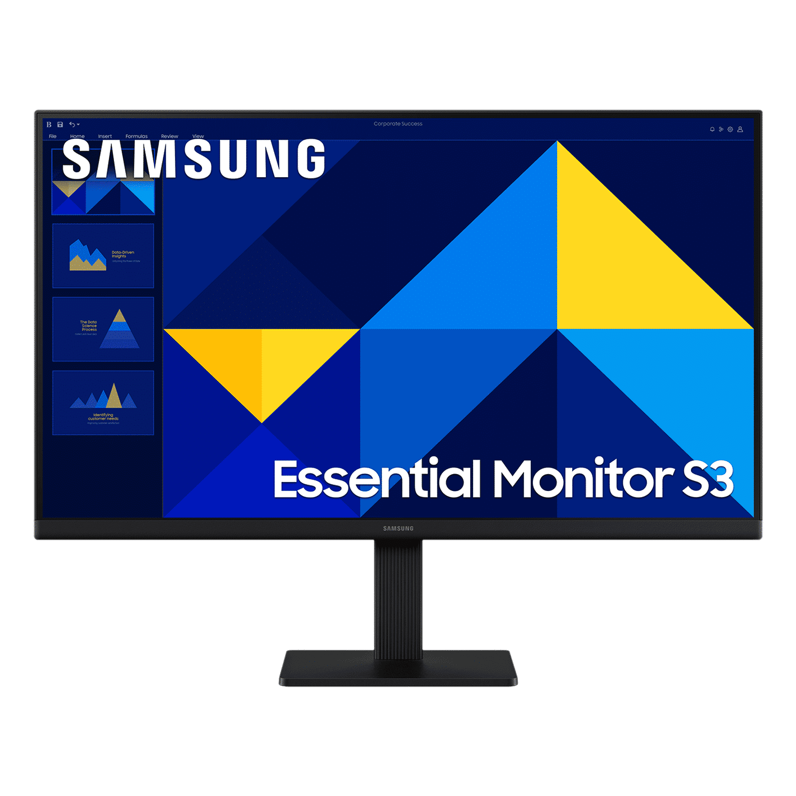  SAMSUNG Essential S3 55.88 cm (22 inch) Full HD IPS Panel Monitor with Flicker Free_1
