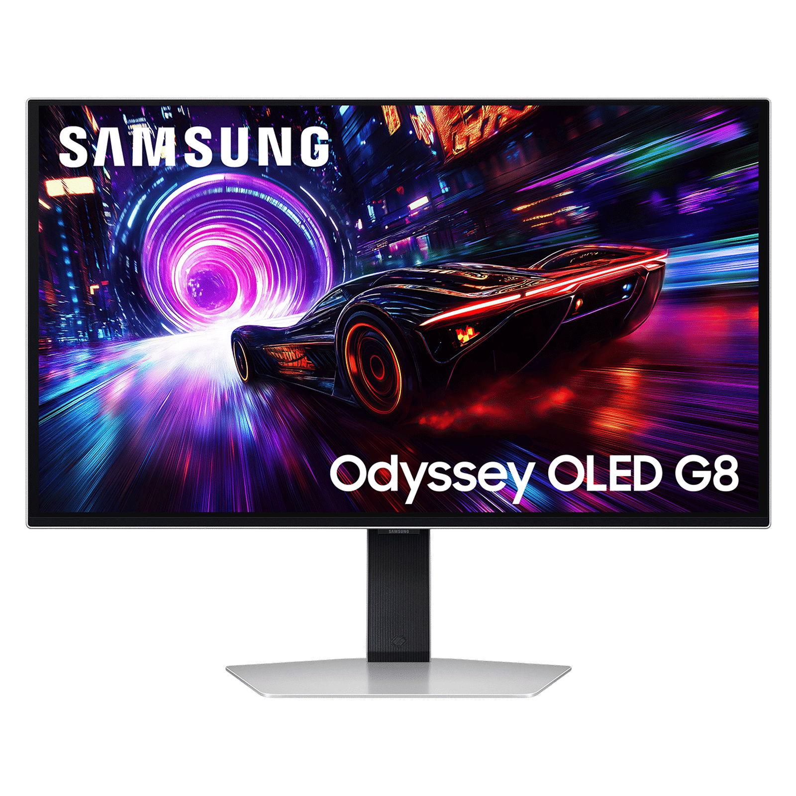 SAMSUNG Odyssey G8 68.5 cm (27 inch) 4K Ultra HD OLED Panel Ultra Wide Height Adjustable Gaming Monitor with Glare Free Technology SAMSUNG Odyssey G8 68.5 cm (27 inch) 4K Ultra HD OLED Panel Ultra Wide Height Adjustable Gaming Monitor with Glare Free Technology_1