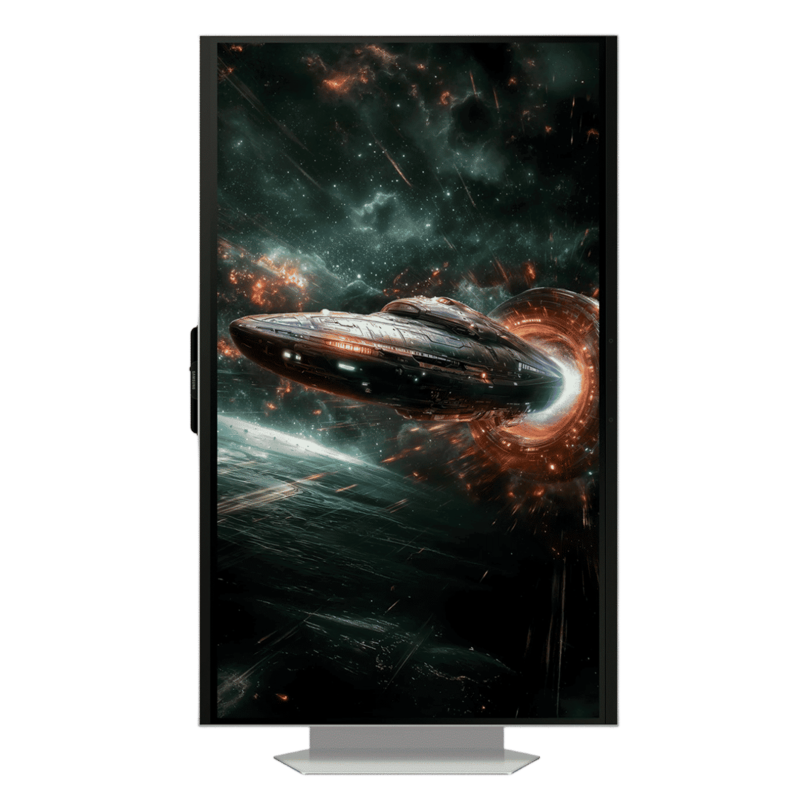 SAMSUNG Odyssey G9 68.58 cm (27 inch) 4K Ultra HD IPS Panel Height Adjustable Gaming Monitor with Freesync Premium_6