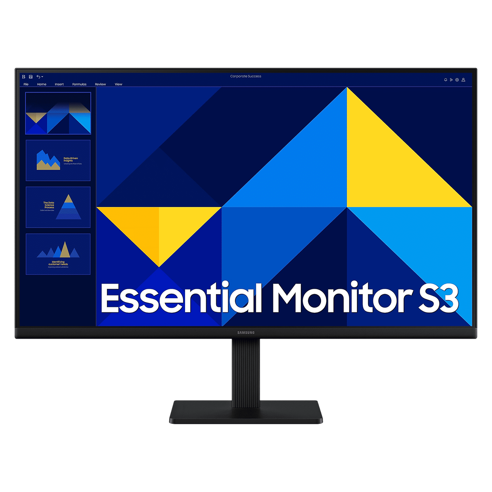 SAMSUNG Essential S3 68.6 cm (27 inch) Full HD IPS Panel Borderless Monitor with Eye Saver Mode & Less Screen Flickering_1