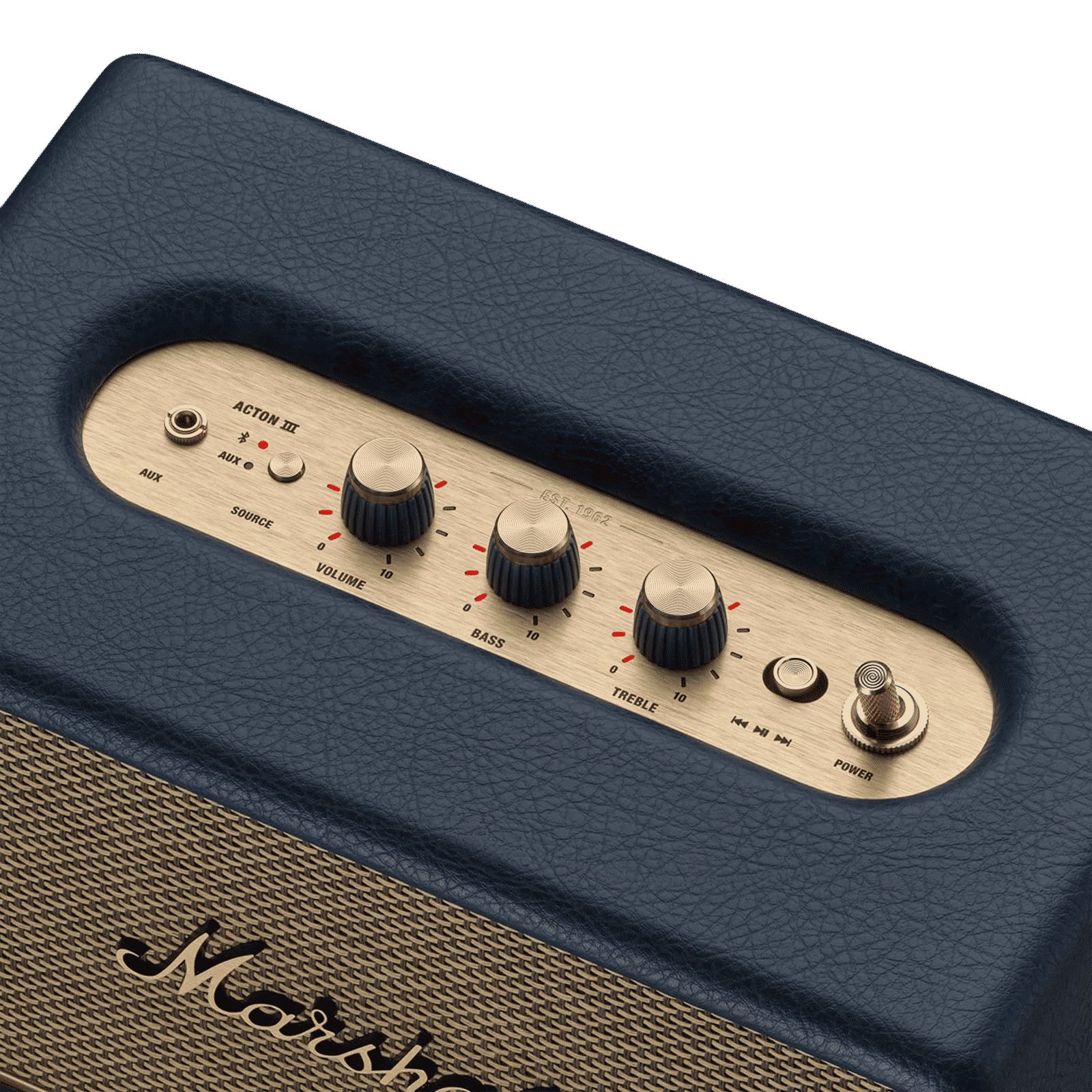 Marshall Action III 60W Portable Bluetooth Speaker (Connect & Control, Stereo Channel, Midnight Blue) Marshall Action III 60W Portable Bluetooth Speaker (Connect & Control, Stereo Channel, Midnight Blue)_2