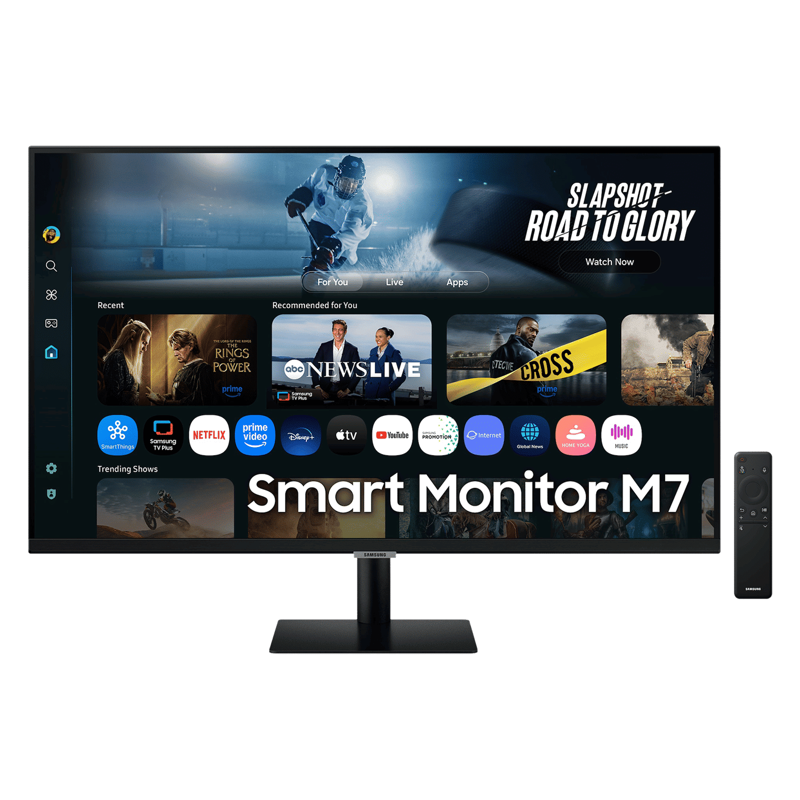 SAMSUNG M7 80 cm (32 inch) 4K Ultra HD VA Panel Ultra Wide Monitor with AI Picture Optimizer_1
