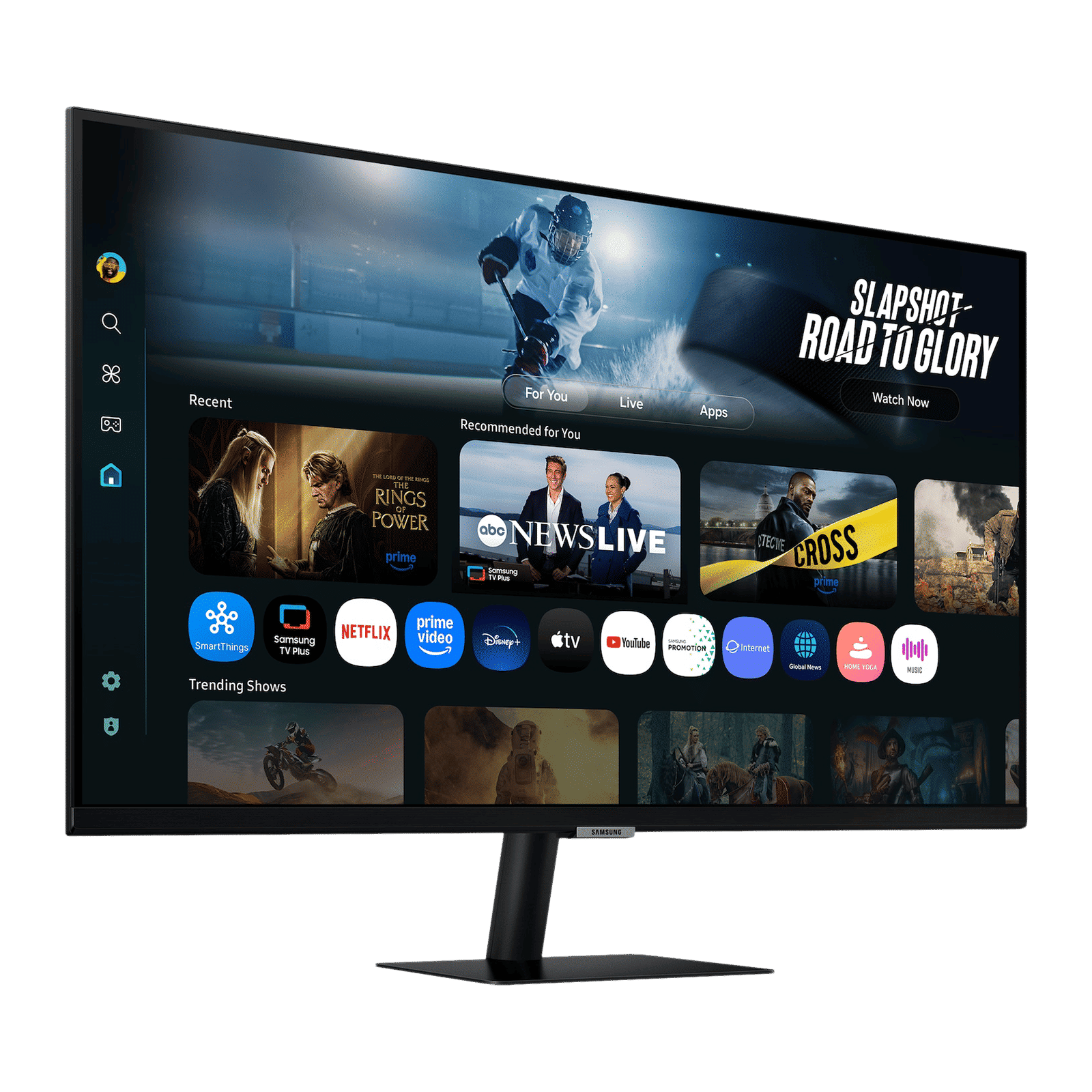 SAMSUNG M7 80 cm (32 inch) 4K Ultra HD VA Panel Ultra Wide Monitor with AI Picture Optimizer_4