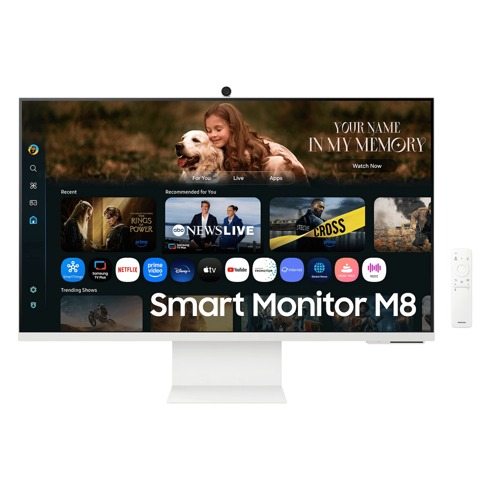 SAMSUNG M8 80 cm (32 inch) 4K Ultra HD VA Panel LED Ultra Wide Height Adjustable Monitor with Flicker-Free Technology SAMSUNG M8 80 cm (32 inch) 4K Ultra HD VA Panel LED Ultra Wide Height Adjustable Monitor with Flicker-Free Technology_1