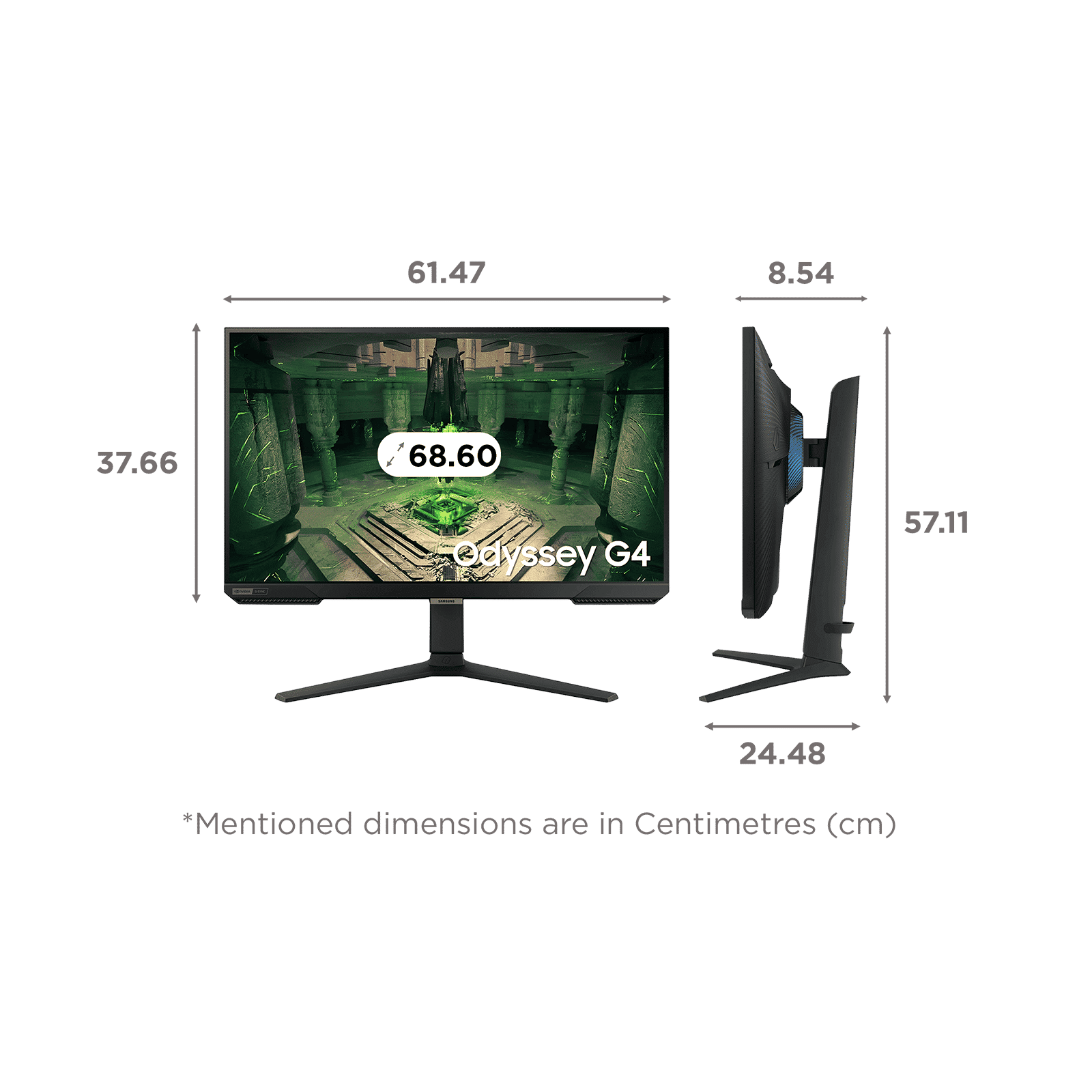 SAMSUNG Odyssey G4 68.6 cm (27 inch) Full HD IPS Panel Ultra Wide Height Adjustable Gaming Monitor with Flicker Free SAMSUNG Odyssey G4 68.6 cm (27 inch) Full HD IPS Panel Ultra Wide Height Adjustable Gaming Monitor with Flicker Free_2