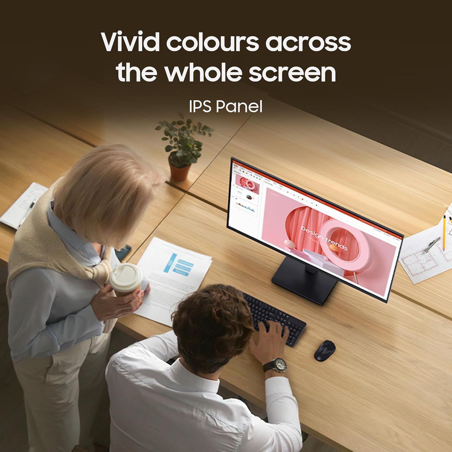 SAMSUNG Essential S3 54.6 cm (22 inch) Full HD IPS Panel Borderless Height Adjustable Monitor with Eye Saver Mode_12