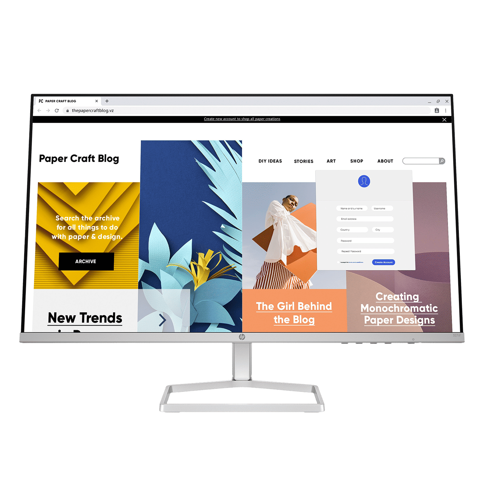 HP Series 5 527sf 68.58 cm (27 inch) Full HD IPS Panel Monitor with 3 Sided Micro Edge Bezel HP Series 5 527sf 68.58 cm (27 inch) Full HD IPS Panel Monitor with 3 Sided Micro Edge Bezel_1