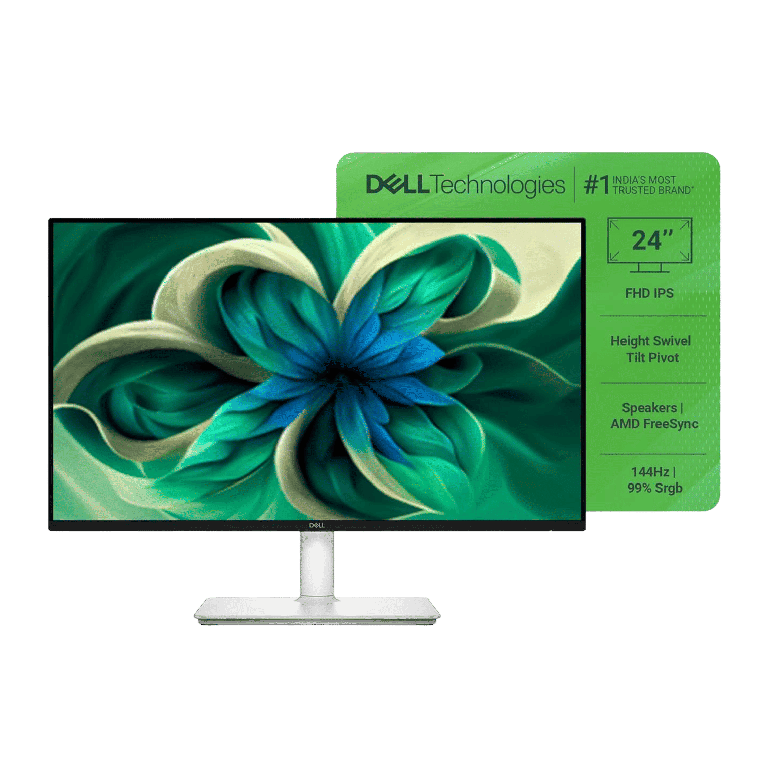 DELL Plus 60.45 cm (24 inch) Full HD IPS Panel Height Adjustable Monitor with TUV Rheinland 4-Star Eye Comfort_8