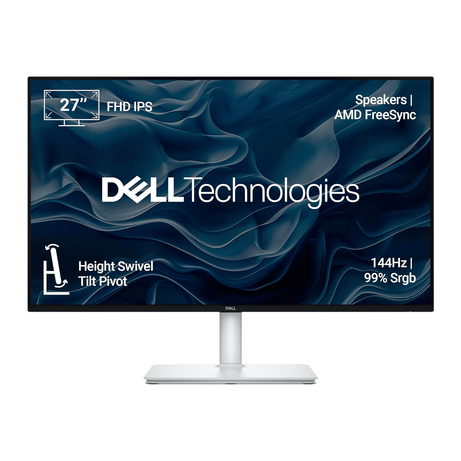 DELL Plus 68.58 cm (27 inch) Full HD IPS Panel Height Adjustable Monitor with TUV Rheinland 4-Star Eye Comfort_1