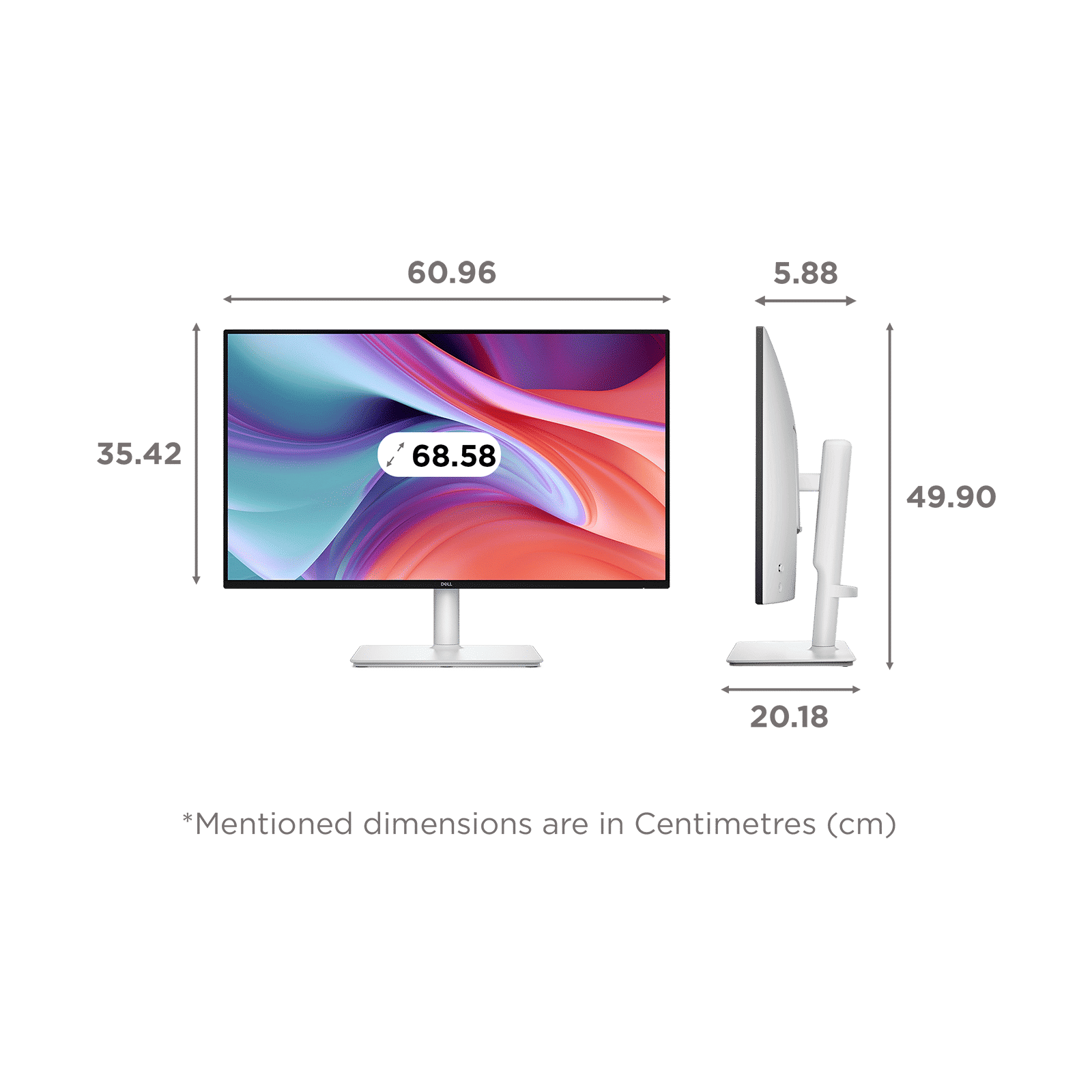 DELL Plus 68.58 cm (27 inch) Full HD IPS Panel Height Adjustable Monitor with TUV Rheinland 4-Star Eye Comfort_2