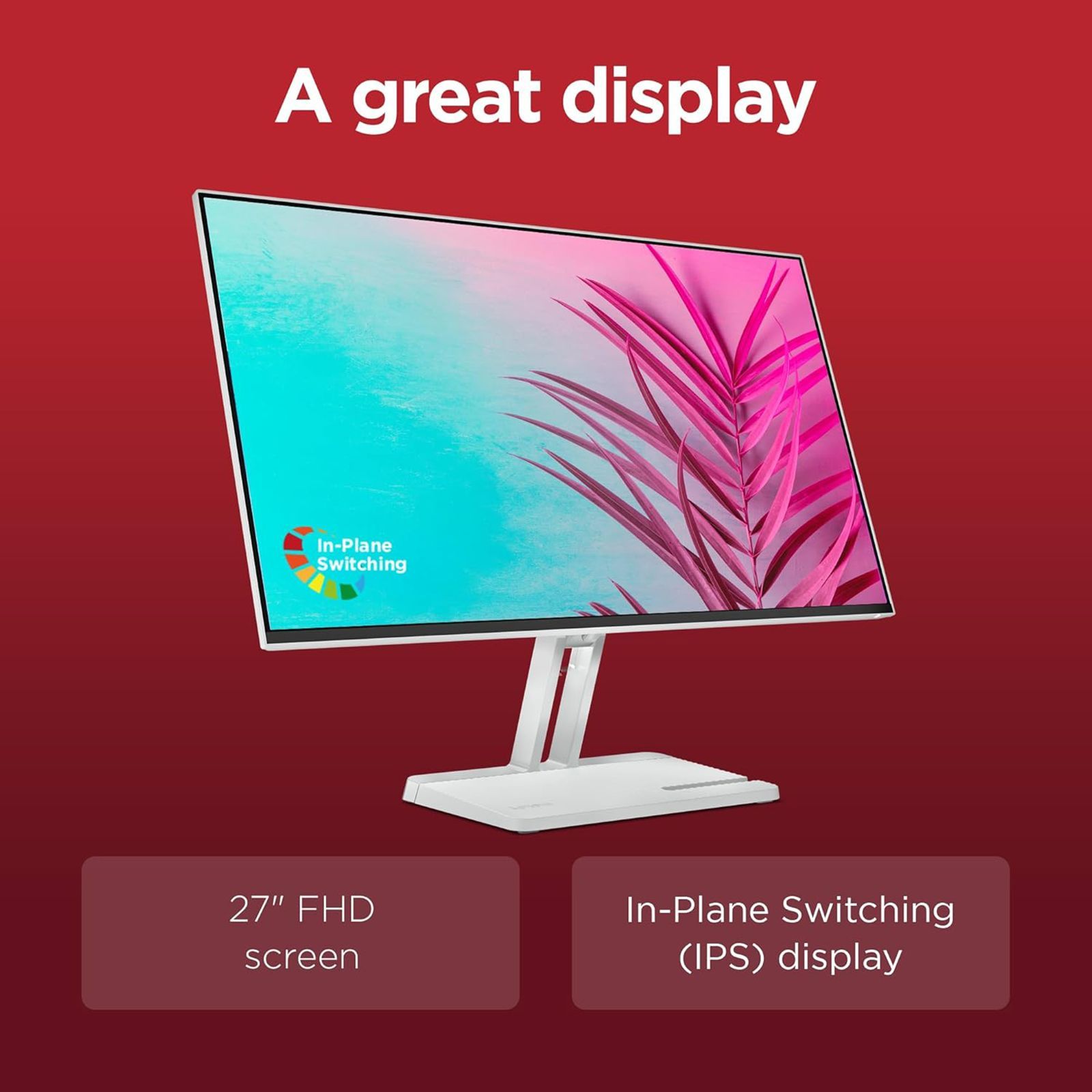 Lenovo L27-4C 68.58 cm (27 inch) Full HD IPS Panel LCD Ultra Thin Bezel Gaming Monitor With WLED Backlight _18
