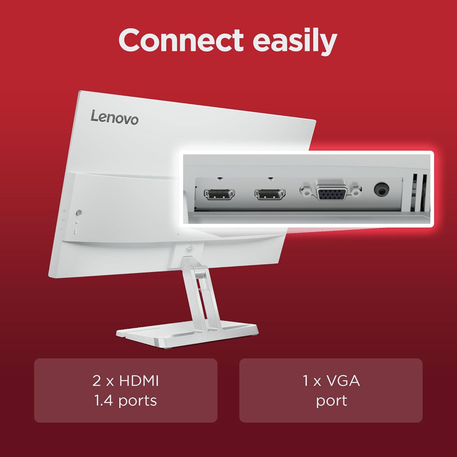 Lenovo L27-4C 68.58 cm (27 inch) Full HD IPS Panel LCD Ultra Thin Bezel Gaming Monitor With WLED Backlight _21