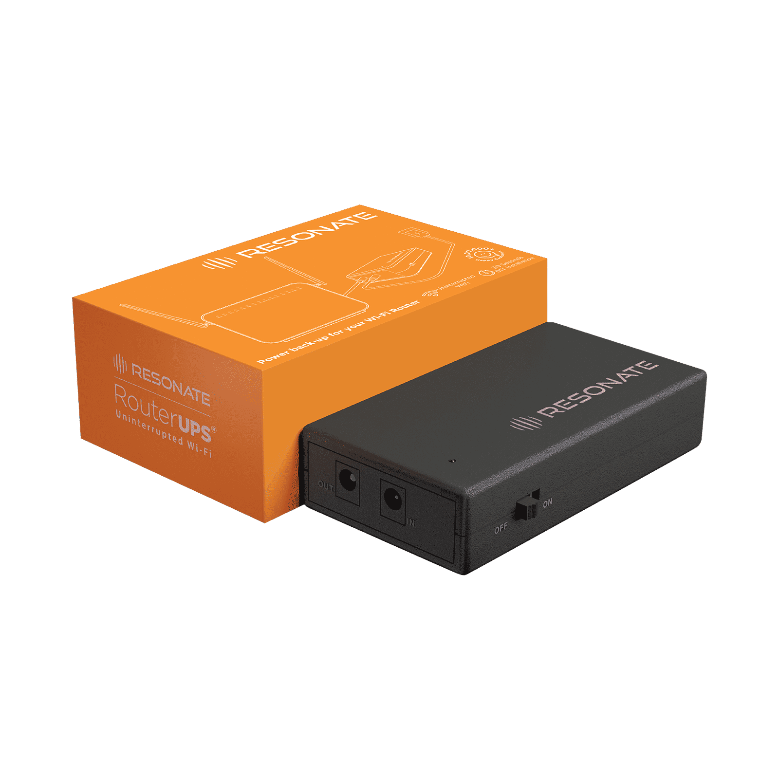 RESONATE RouterUPS (Up to 6 Hour Power Backup, CRU9V1A, Black) RESONATE RouterUPS (Up to 6 Hour Power Backup, CRU9V1A, Black)_1