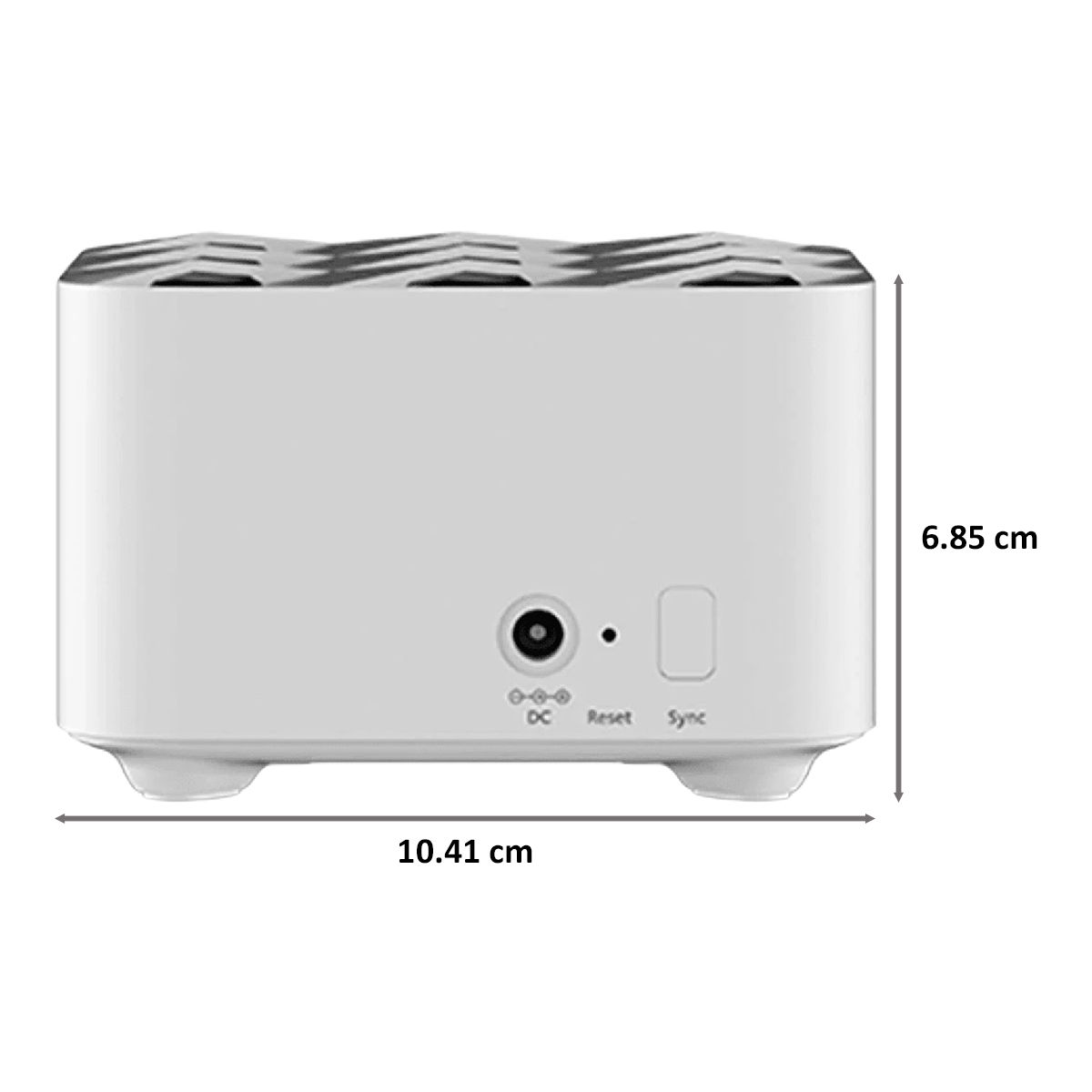 NETGEAR AC1200 Dual Band Pack of 3 WiFi Home Mesh System Multicast Support RBK13 (White)_2