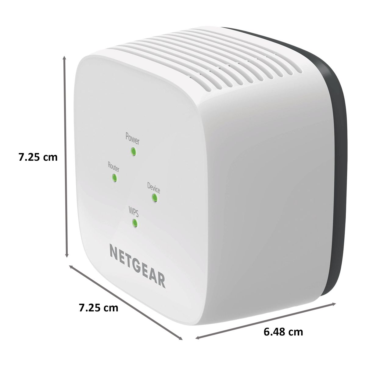 NETGEAR Dual Band 1200 Mbps Wi-Fi Range Extender (FastLane Technology, EX6110-100INS-AC1200, White)_2