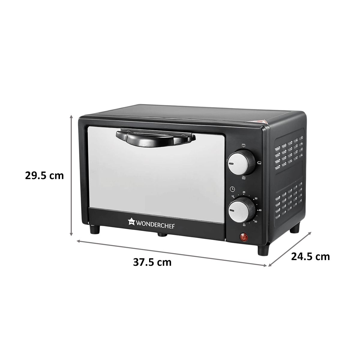 WONDERCHEF Prato Electric UVC Sanitizing Oven (Disinfecting, 63153564, Black)_2