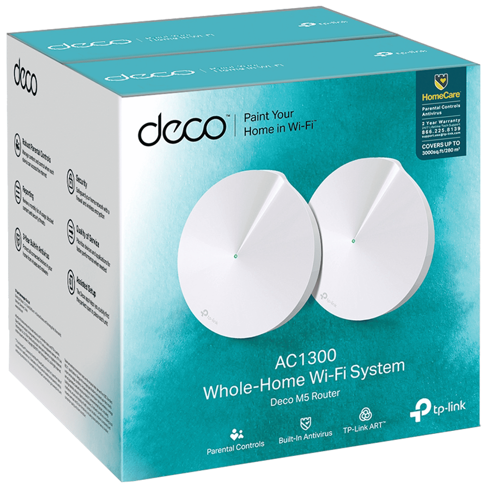 Tp-Link Deco M5 Dual Band Wi-Fi 5 Mesh Router (2 Nodes, Alexa Supported, Connects Up to 100 Devices, White)_6