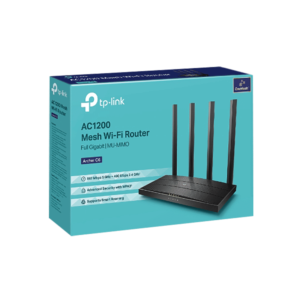 Tp-Link AC1200 Dual Band WiFi 5 Router (4 Antennas, 5 LAN Ports, MU?MIMO, SU?MIMO, Black) Tp-Link AC1200 Dual Band WiFi 5 Router (4 Antennas, 5 LAN Ports, MU?MIMO, SU?MIMO, Black)_4
