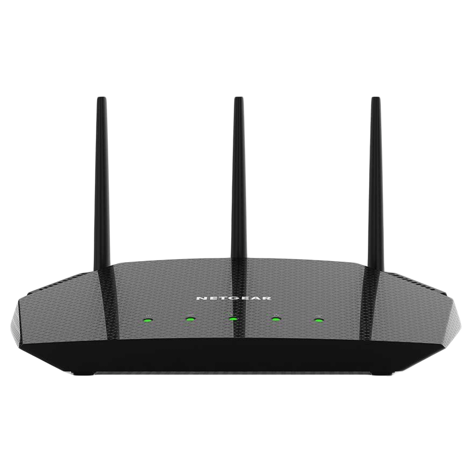 NETGEAR AX1800 Dual Band WiFi Router (3 Antennas, 5 LAN Ports Multicast Support RAX10, Black)_1