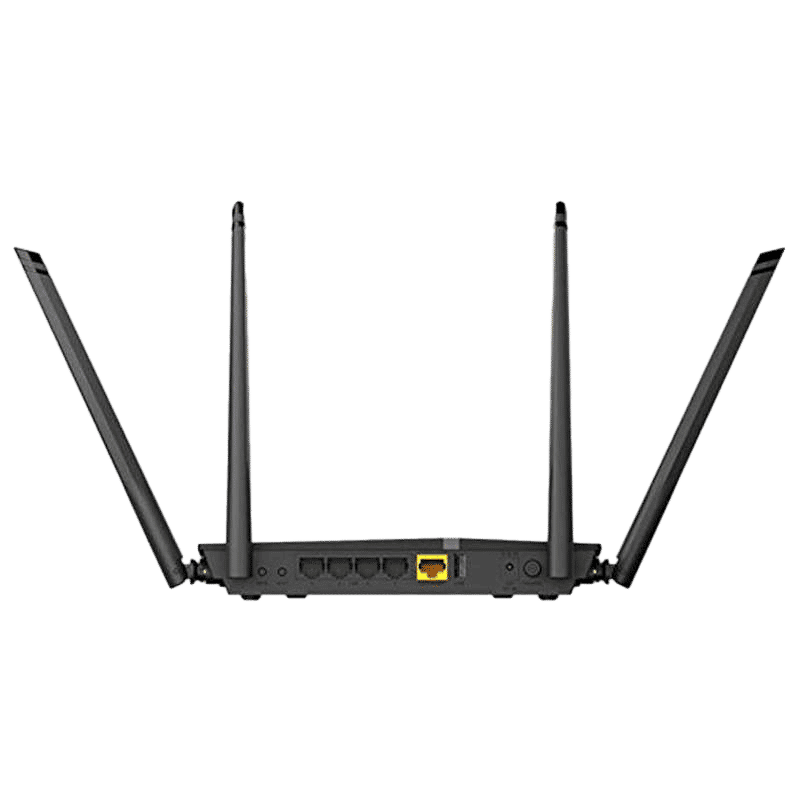 D-Link AC1200 Dual Band Wi-Fi 5 Router (4 Antennas, 4 LAN Ports, MU-MIMO, Black) D-Link AC1200 Dual Band Wi-Fi 5 Router (4 Antennas, 4 LAN Ports, MU-MIMO, Black)_3