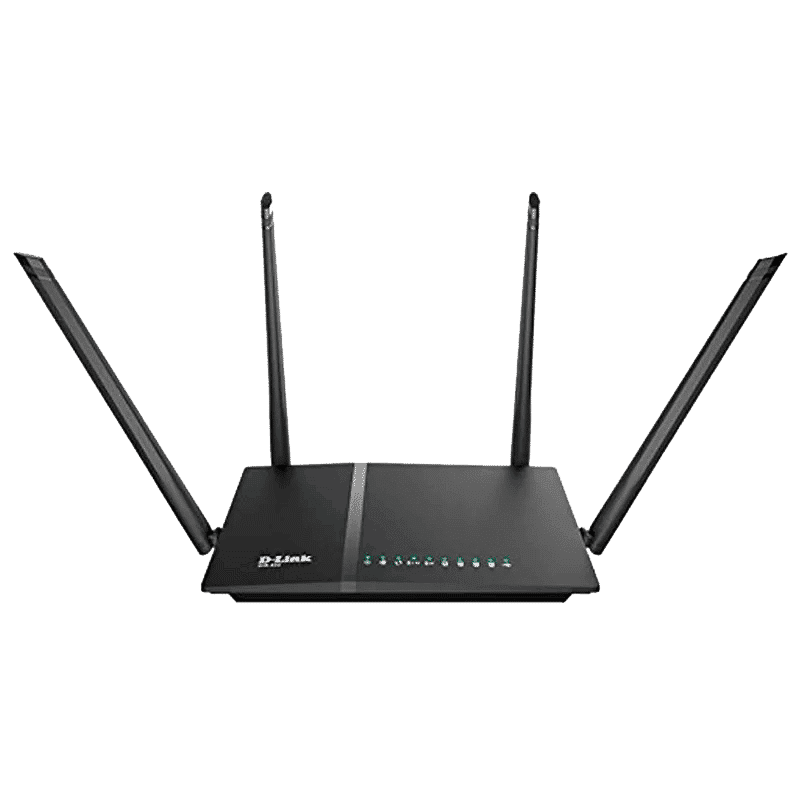 D-Link AC1200 Dual Band Wi-Fi 5 Router (4 Antennas, 4 LAN Ports, MU-MIMO, Black) D-Link AC1200 Dual Band Wi-Fi 5 Router (4 Antennas, 4 LAN Ports, MU-MIMO, Black)_1