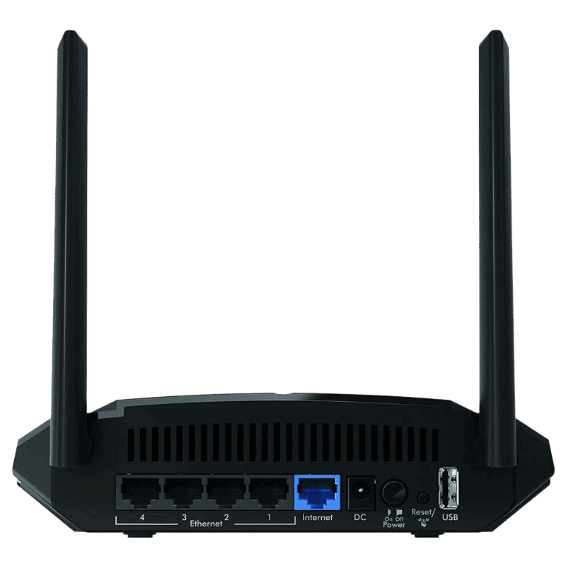 NETGEAR AC1200 Dual Band WiFi Router 2  Antennas, (5  LAN Ports Multicast Support , Black)_3