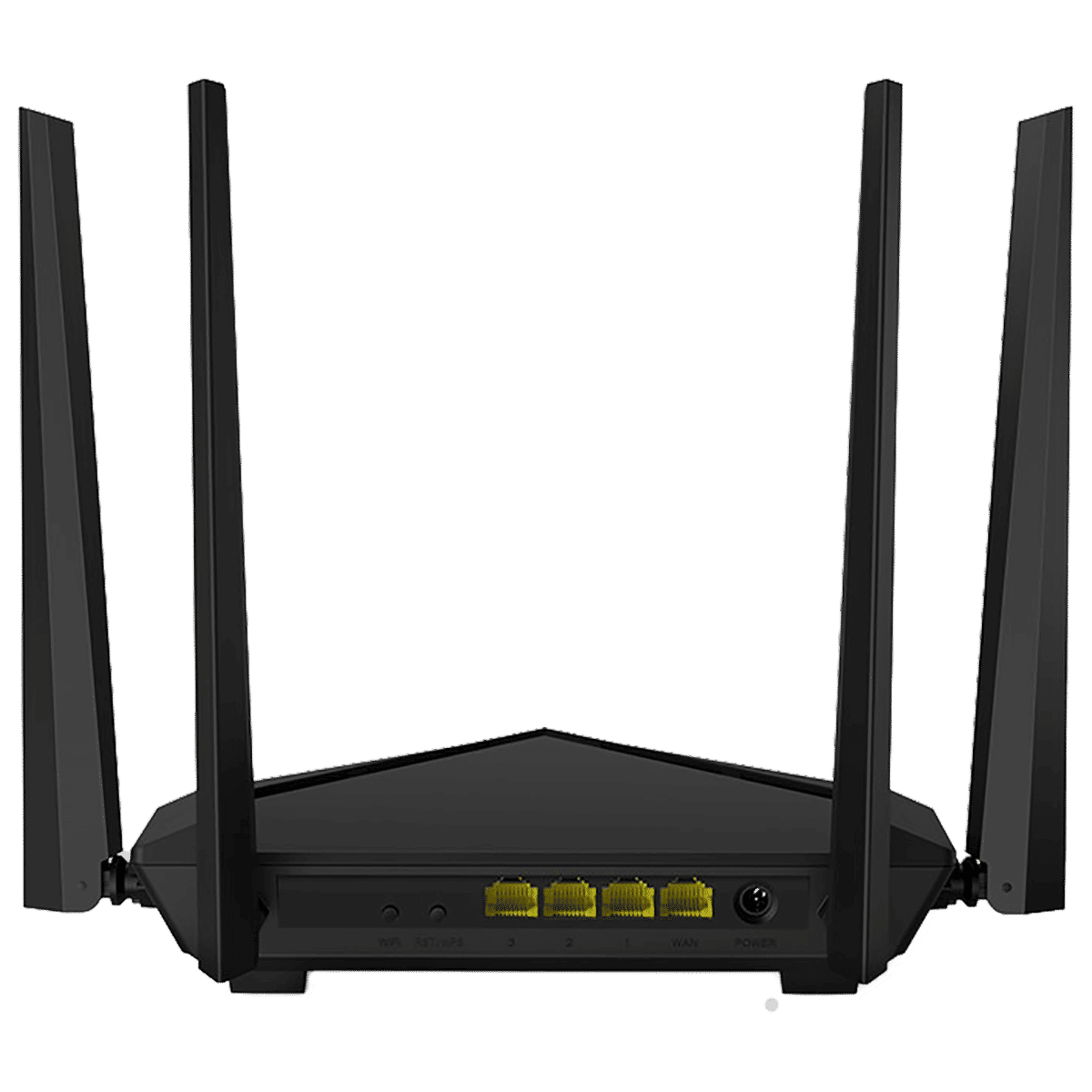 Tenda AC10 Dual Band WiFi Router 4  Antennas, (4  LAN Ports Multicast Support  MU-MIMO , Black)_3