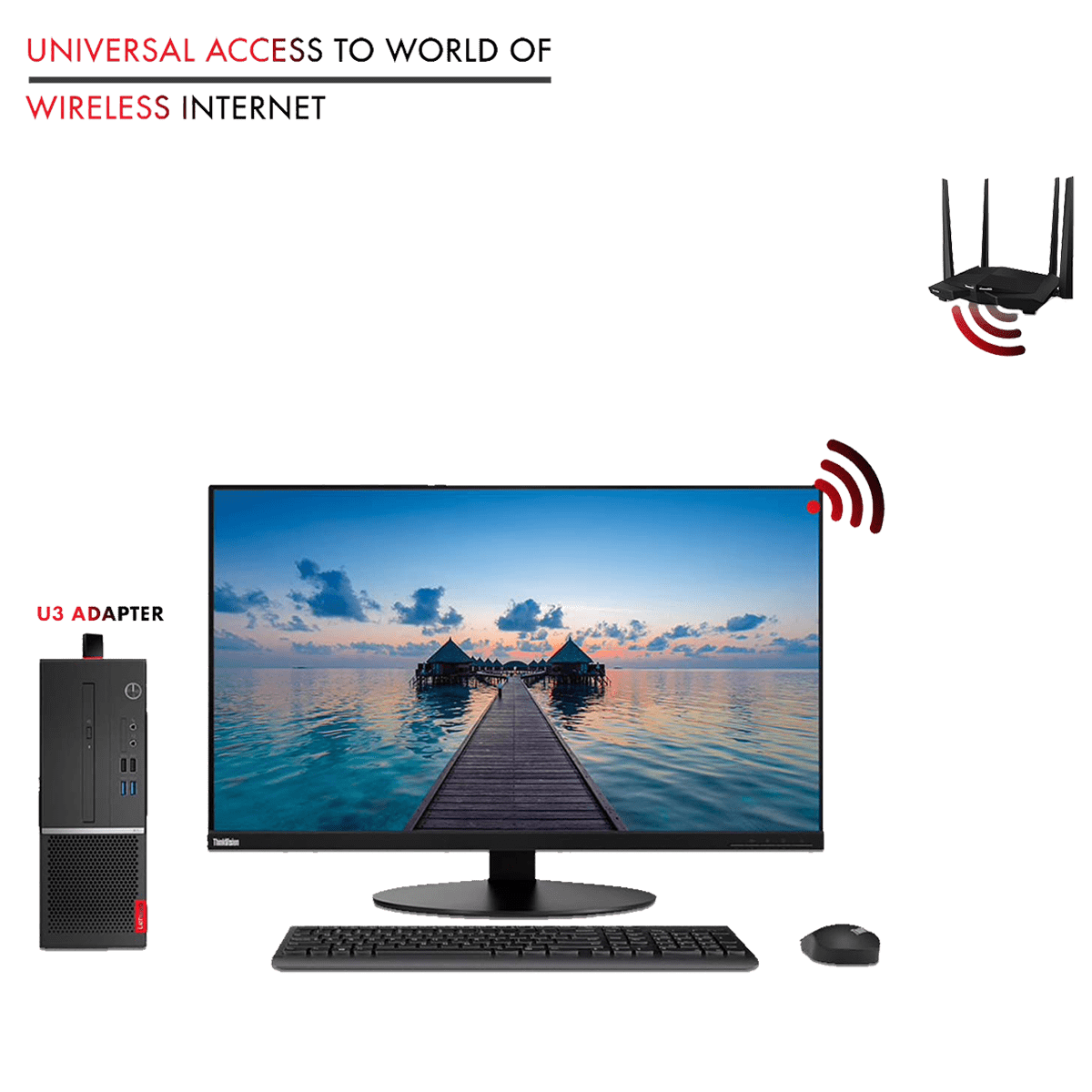 Tenda Wireless Mini U3 Single Band Network Adapter (2 Antennas, Advanced MIMO, Black)_7