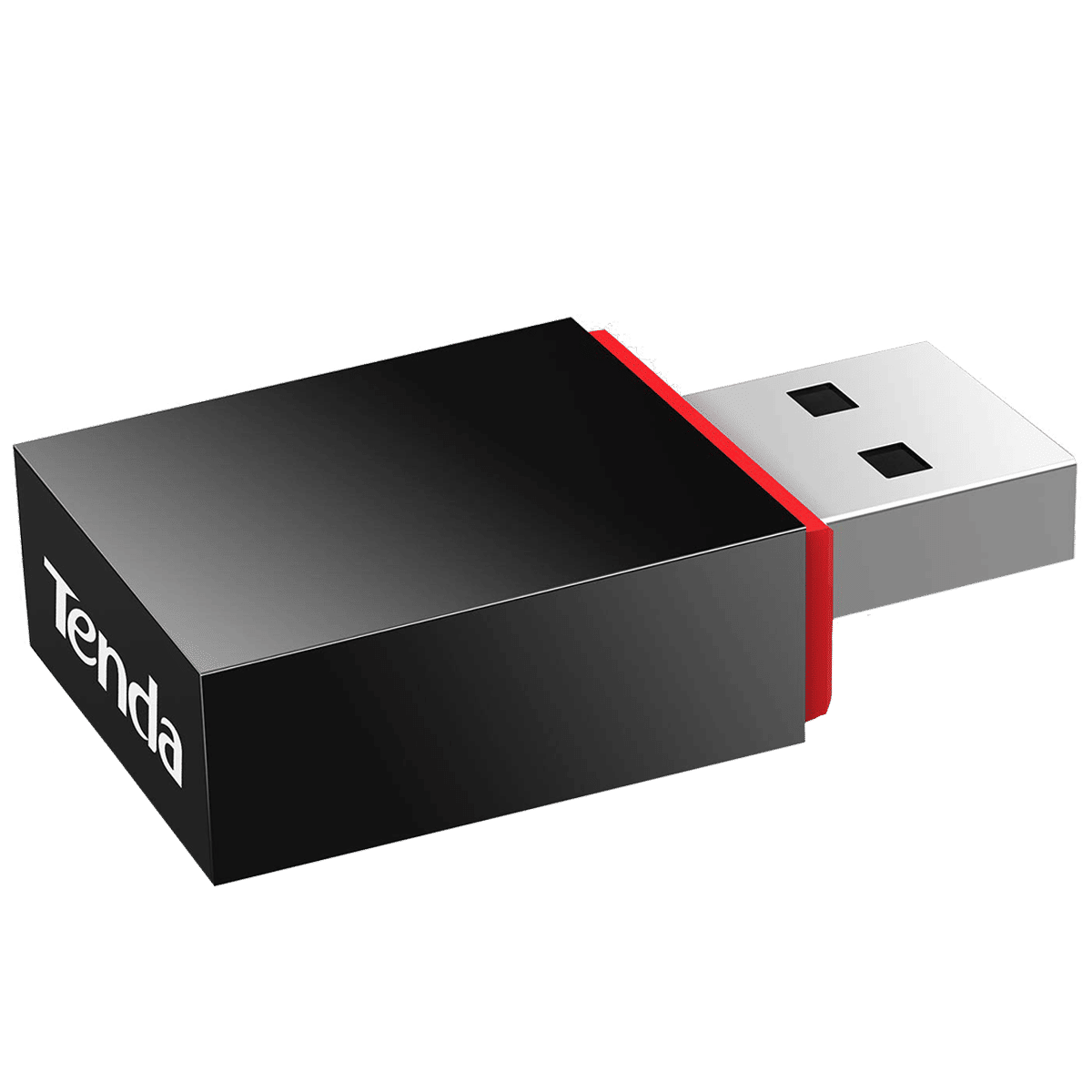 Tenda Wireless Mini U3 Single Band Network Adapter (2 Antennas, Advanced MIMO, Black)_1