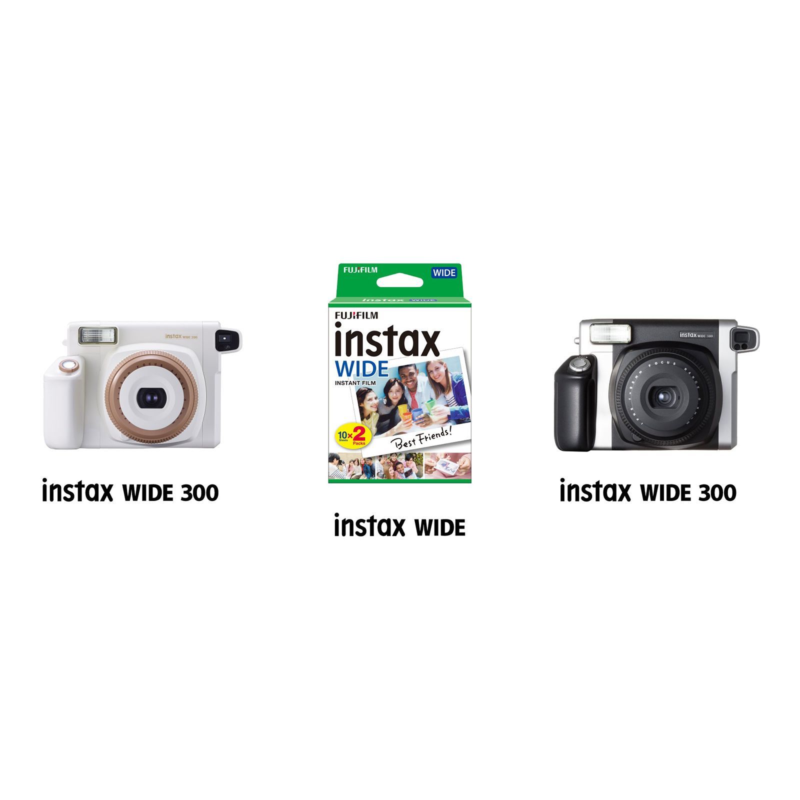 FUJIFILM Instax Wide Film Sheet (54 x 86 mm) Gloss Paper (20 Shots, 16385995, White)_5