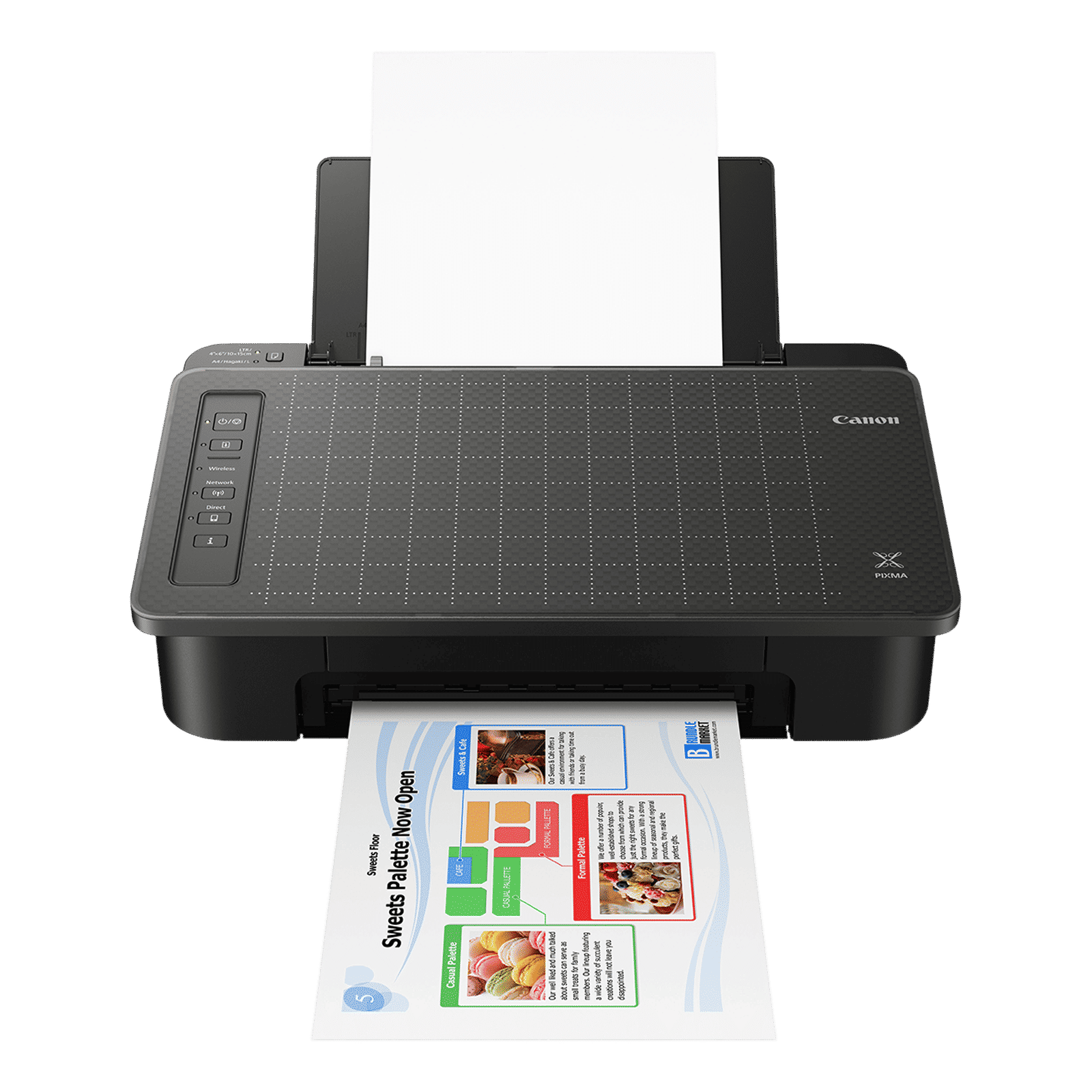 Canon PIXMA TS307 Single Function Wi-Fi Inkjet Printer with Ink Cartridges (Borderless Photo Printing, Black) Canon PIXMA TS307 Single Function Wi-Fi Inkjet Printer with Ink Cartridges (Borderless Photo Printing, Black)_3