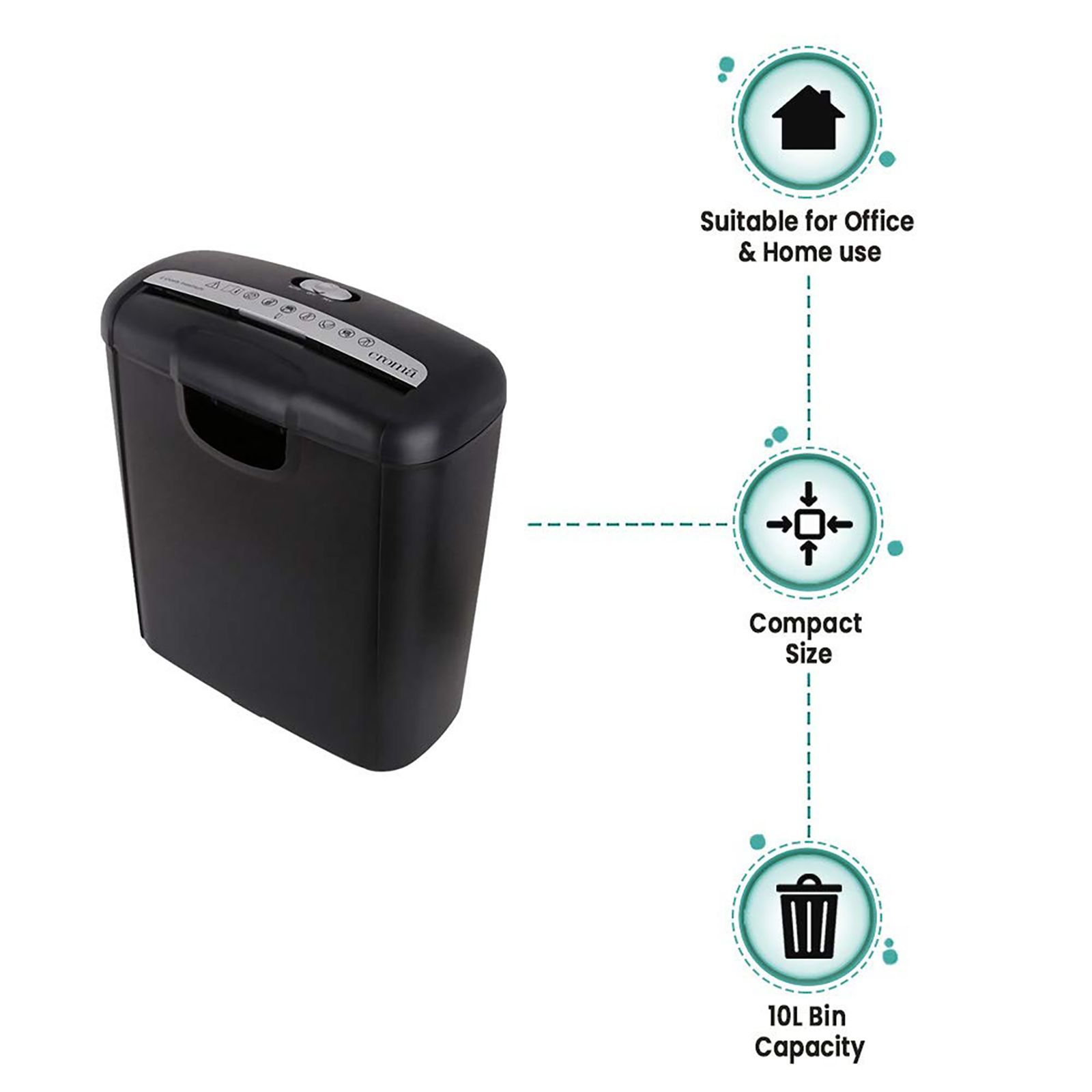 Croma Paper Shredder ( Black)_12