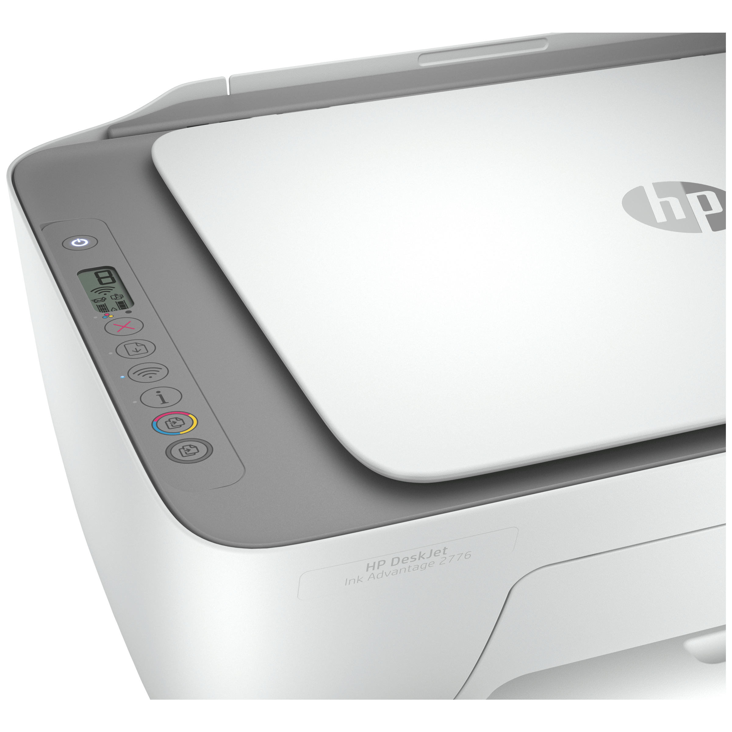 HP DeskJet Ink Advantage 2776 Wireless Color All-in-One Inkjet Printer (Voice Activated Printing, 7FR27B, Cement)_4