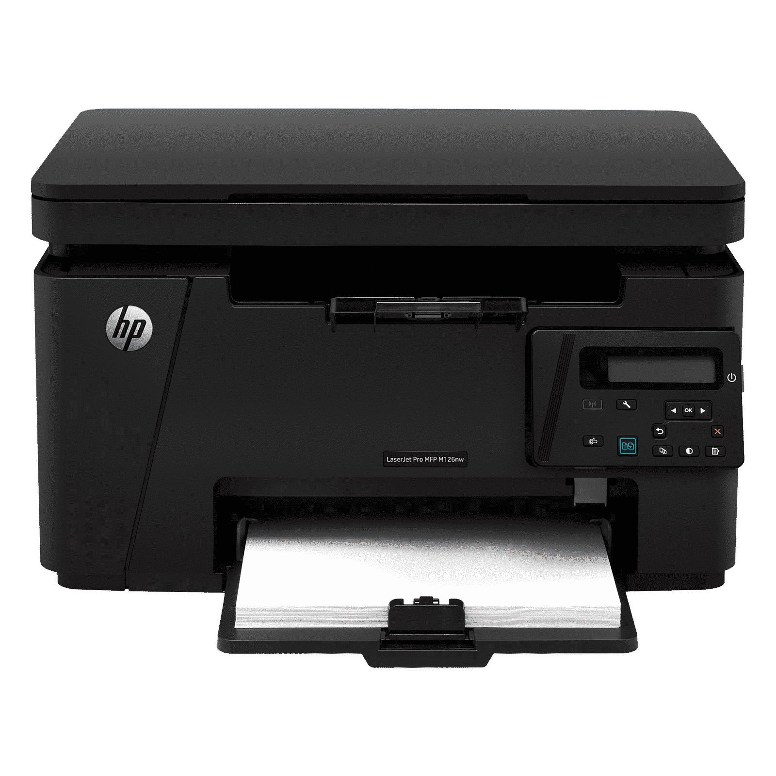 HP LaserJet Pro MFP M126nw Multi Function Wi-Fi Monochrome Laser Printer with 2 Line LCD Control Panel (Wireless Direct Printing, Black)_1
