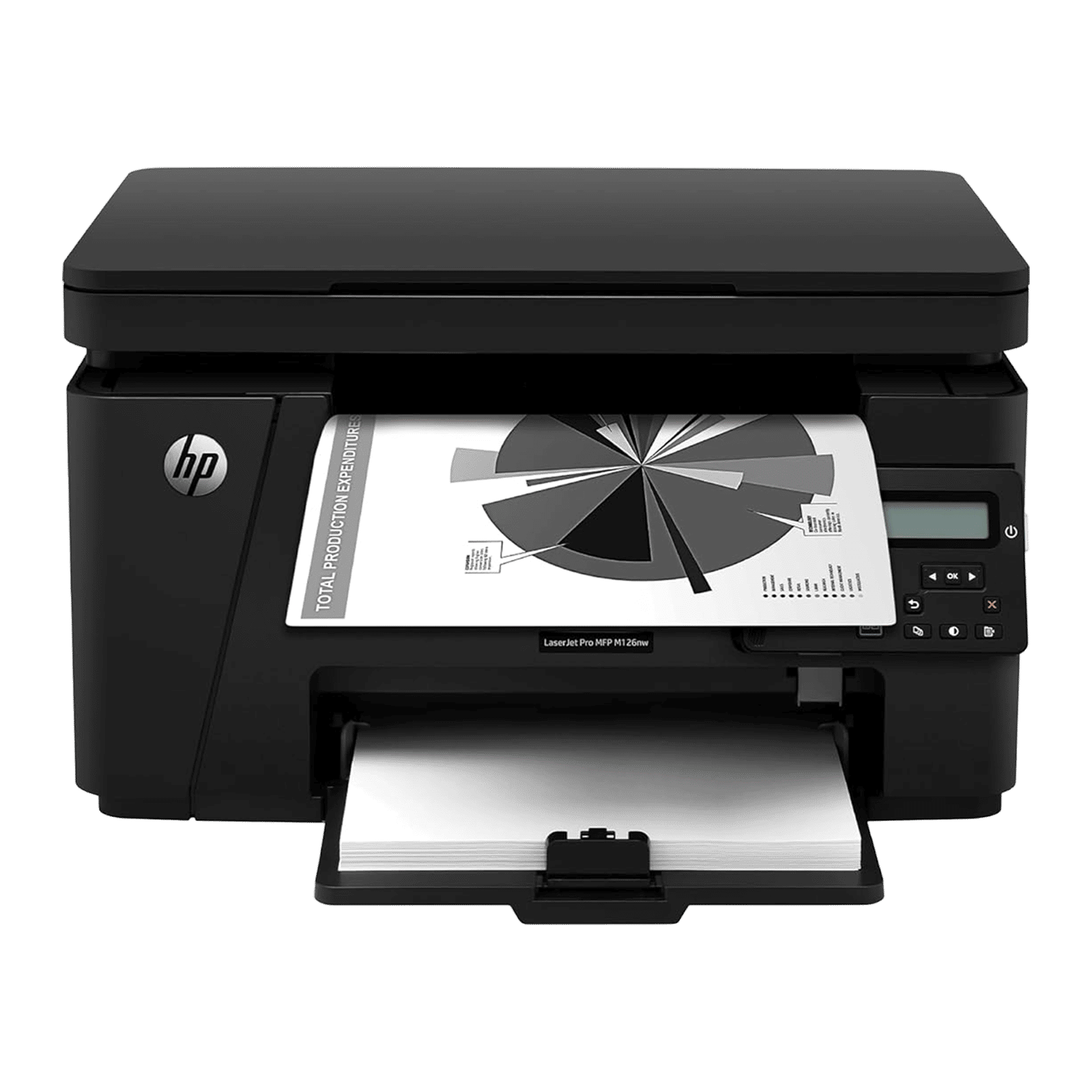 HP LaserJet Pro MFP M126nw Multi Function Wi-Fi Monochrome Laser Printer with 2 Line LCD Control Panel (Wireless Direct Printing, Black)_7